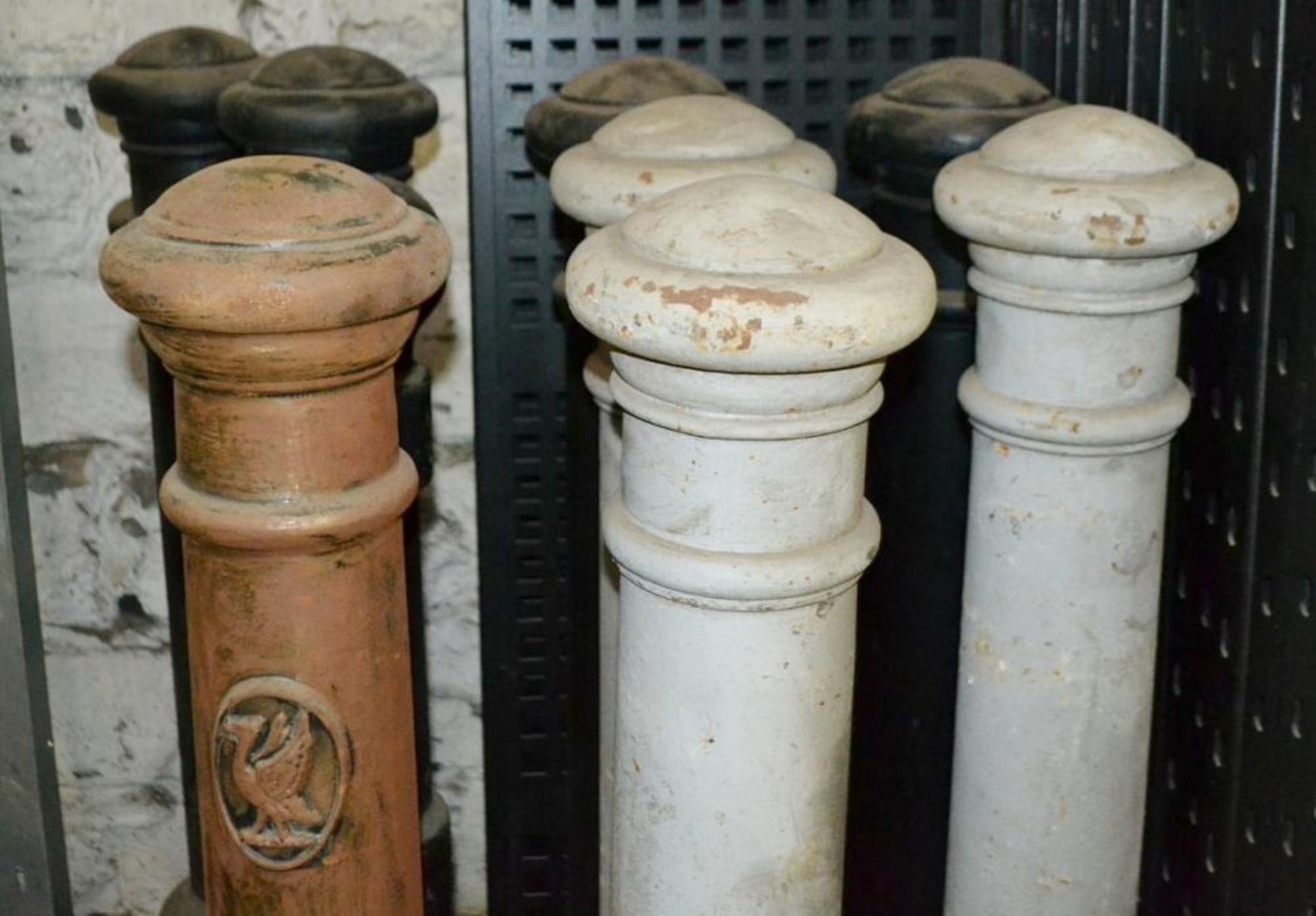 11 x Cast Iron Bollards in White, Black and Matt Bronze - CL464 - Location: Liverpool L19 - Image 3 of 15