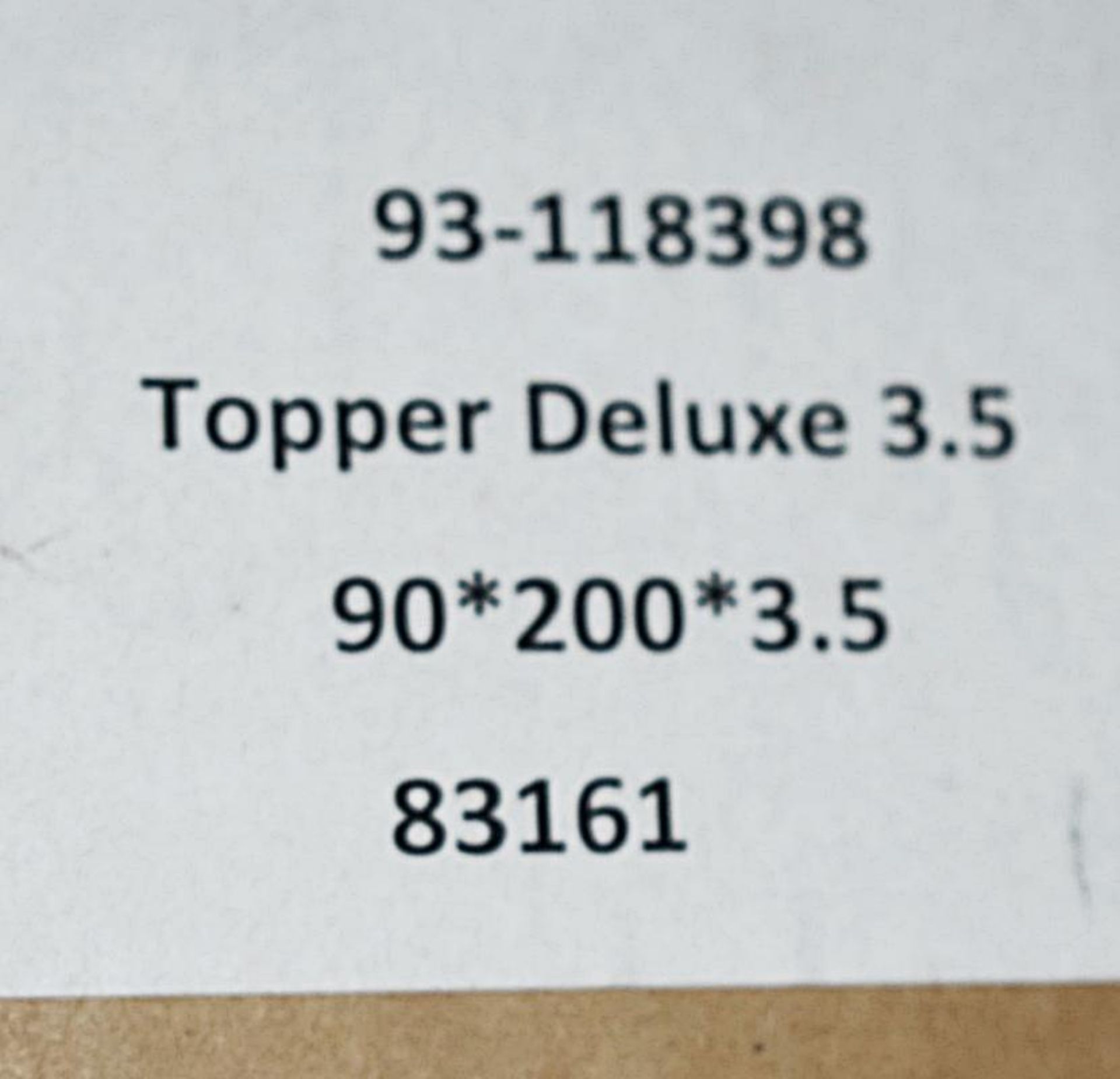 1 x TEMPUR 3.5cm Mattress Topper Deluxe - New & Sealed Stock - Original RRP £405.00 - Image 2 of 3