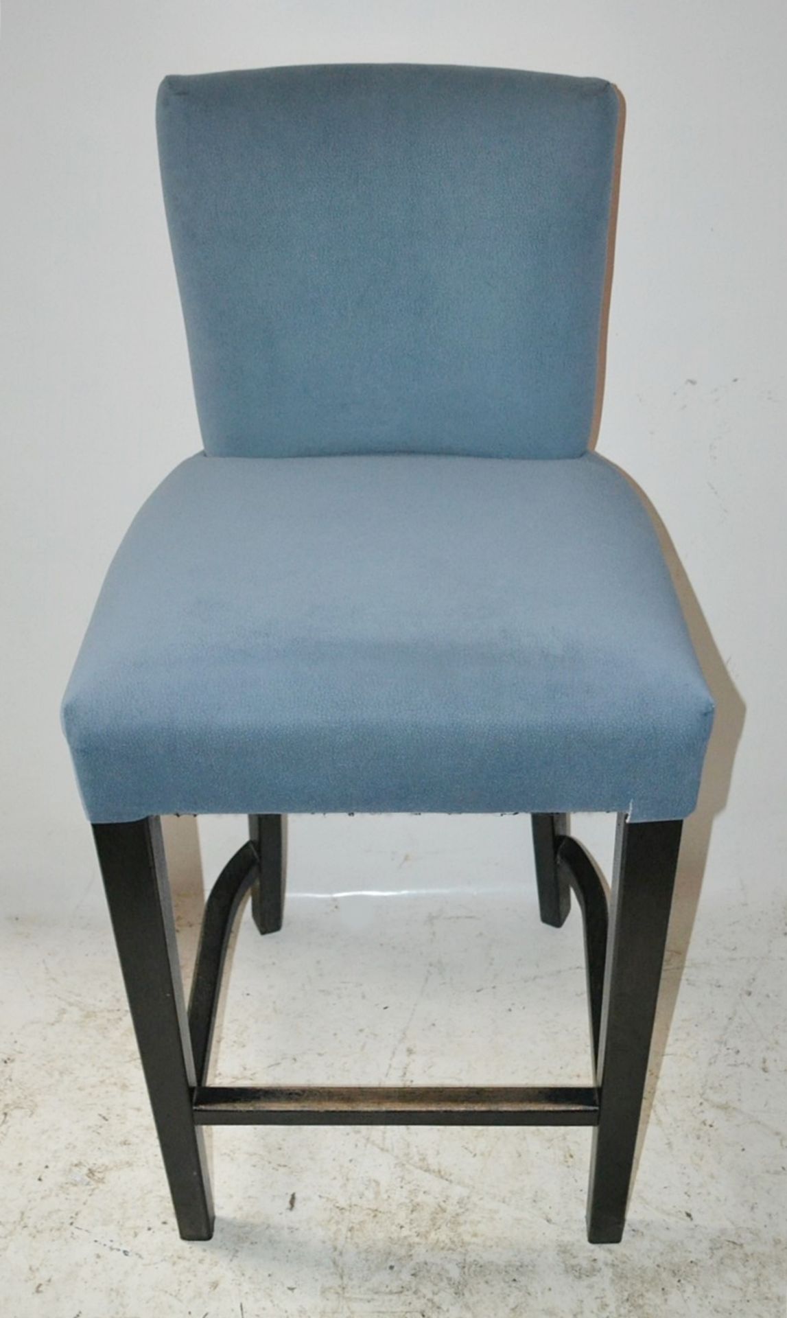 8 x Custom Made Velour Chesney Bar Stools - Ref: BLT389, BLT390 - CL458 - Location: WA14 - Image 2 of 18