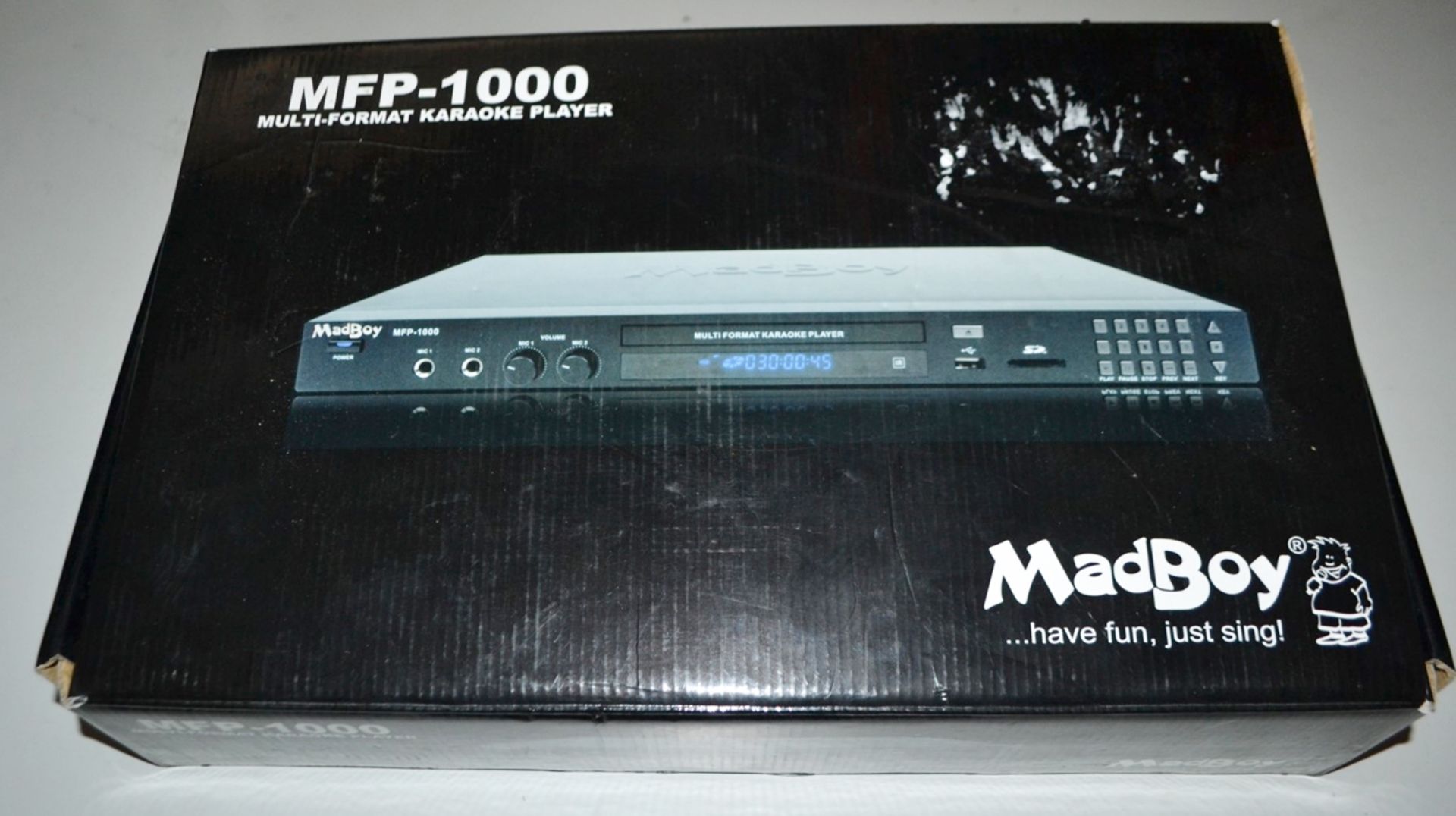 1 x Madboy MFP-1000 Multi Format Karaoke Player - Ref: BLT400 - CL011 - Location: Altrincham WA14 - Image 4 of 5