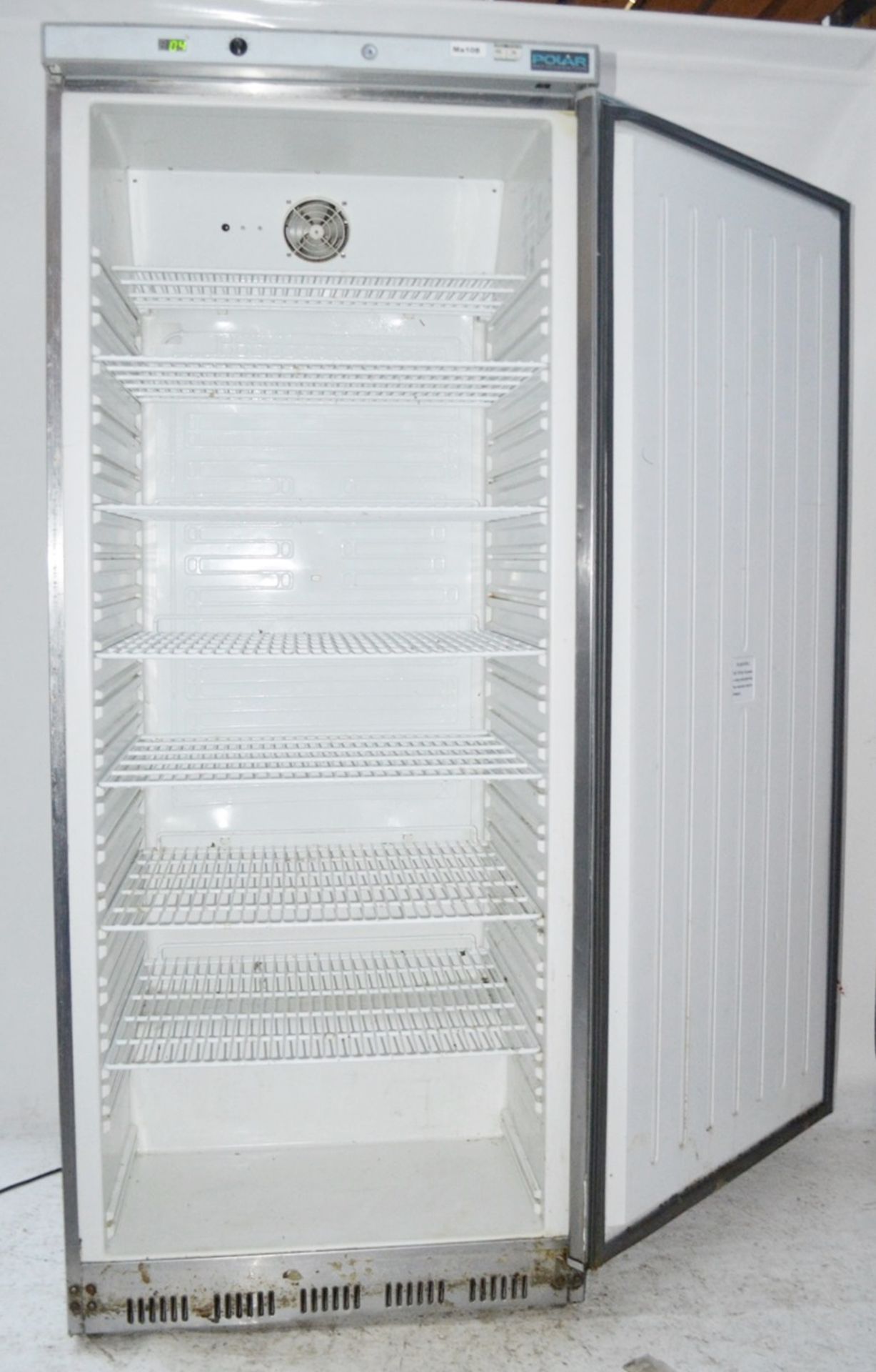 1 x Polar CD084 600 Ltr Single Door Upright Fridge - Recently Removed From A Commercial Kitchen - Image 2 of 7