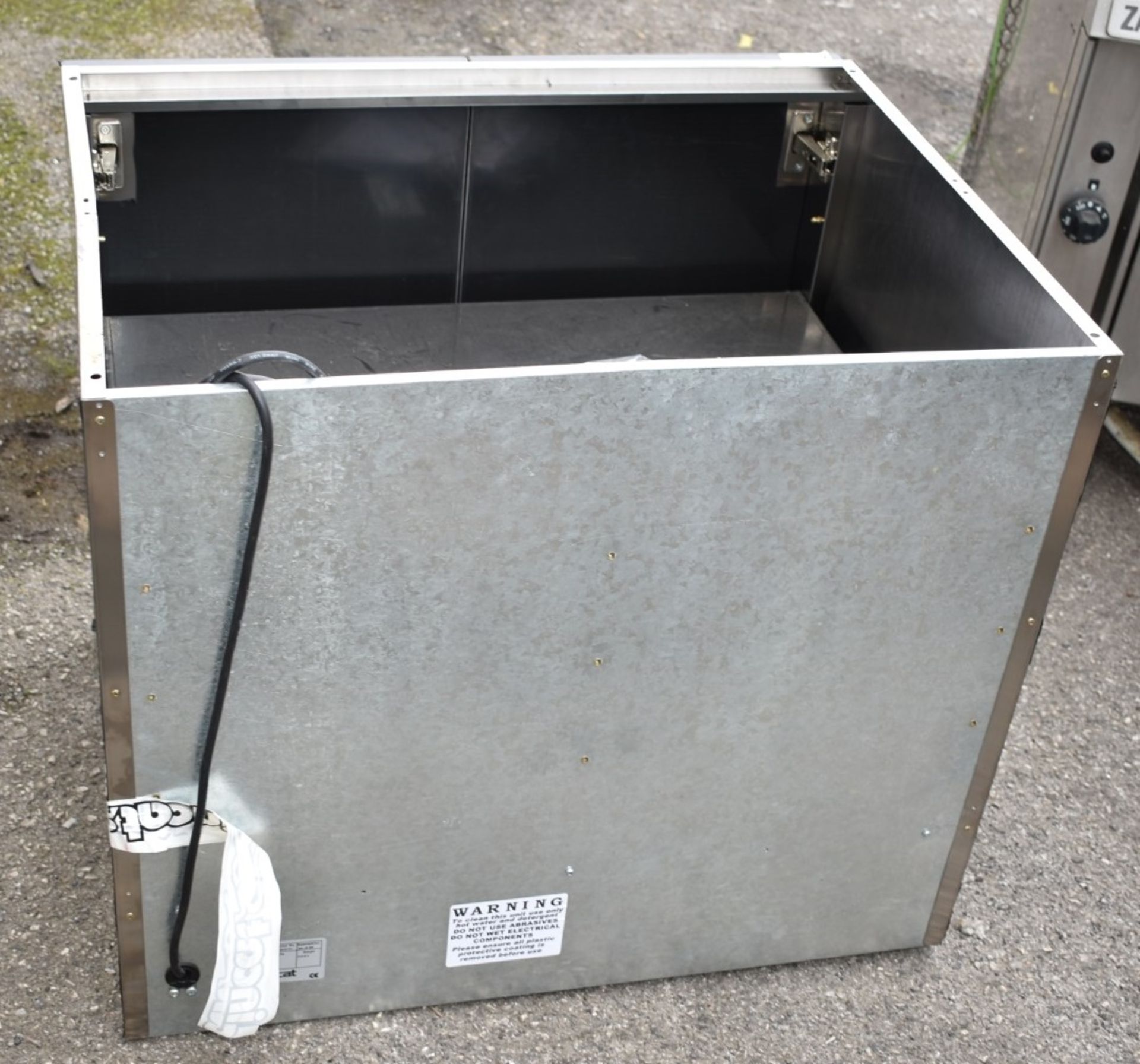 1 x Lincat HC7 Silverlink Stainless Steel Heated Base Pedestal With Doors For Lincat Silverlink - Image 3 of 8