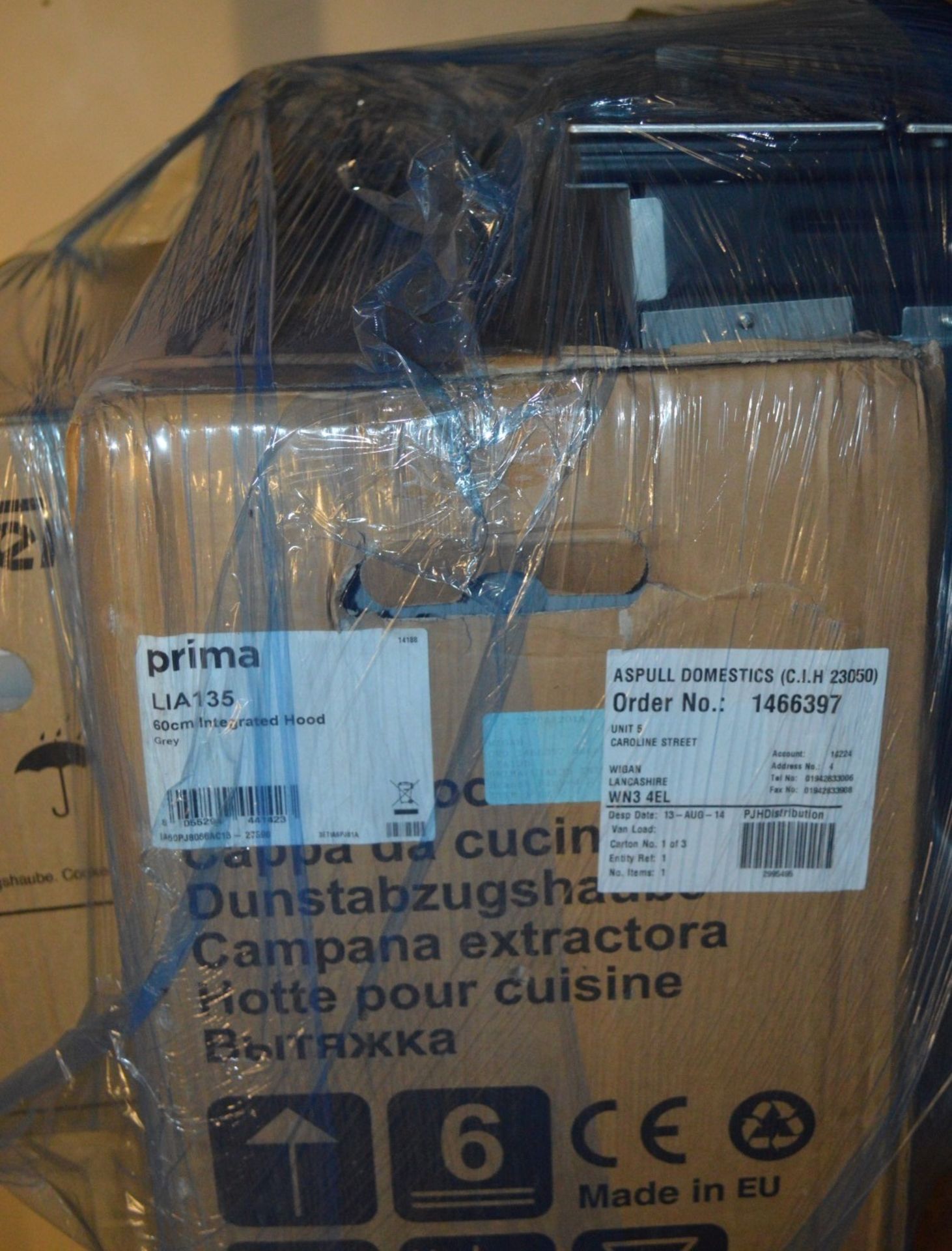1 x Pallet of Assorted Domestic Appliances - Includes 7 x items Including Prima Ovens, Cooker Hoods - Image 2 of 10