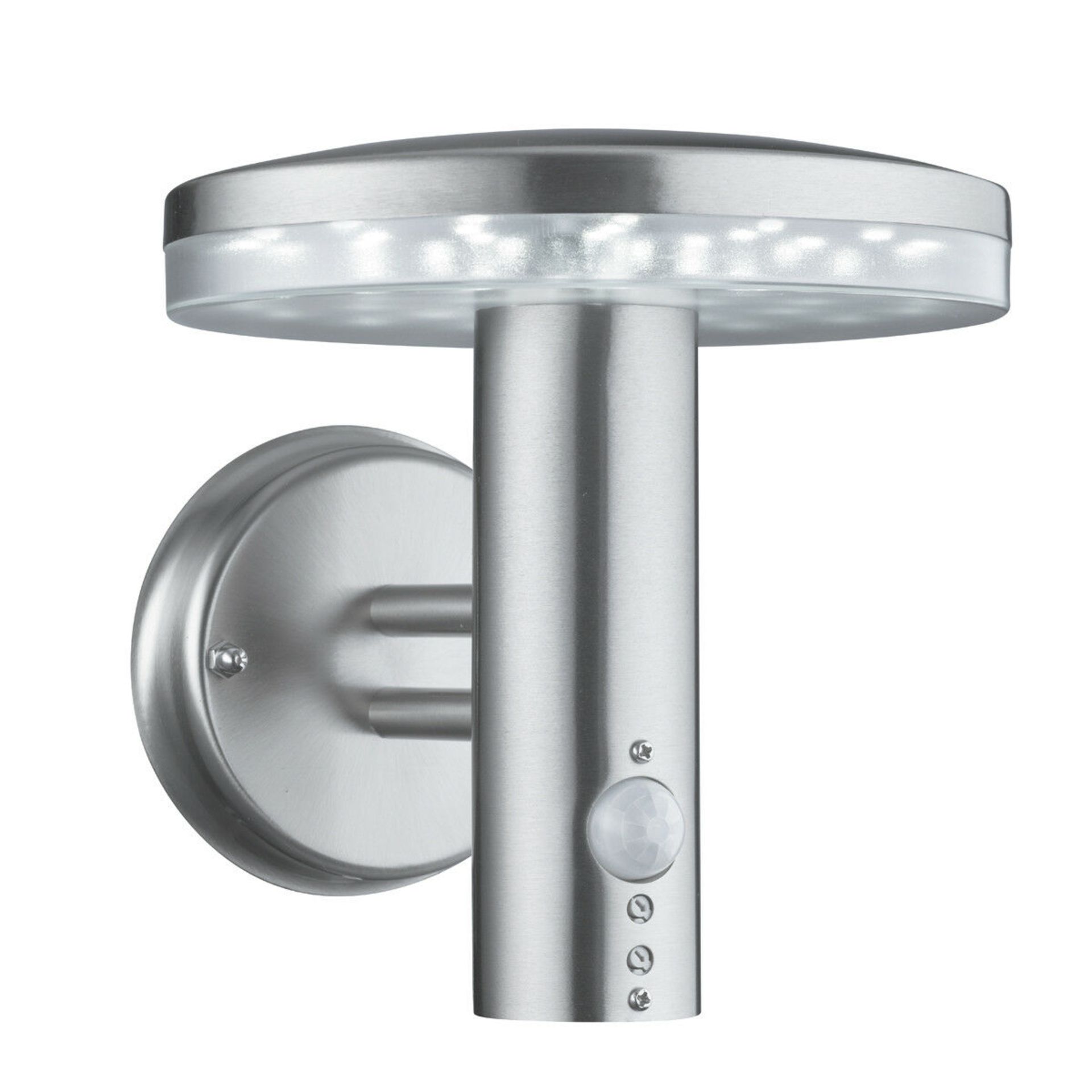 1 x SearchlightOutdoor LED Wall Light in Brushed Chrome IP44 - Product Code 4774 - New Boxed Stock - - Image 2 of 2
