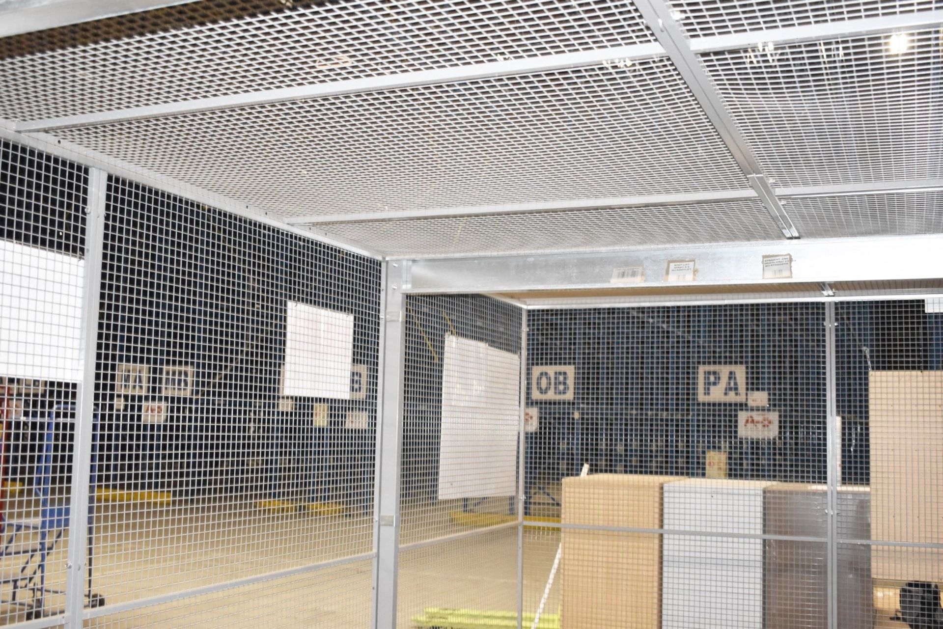 1 x Security Cage Enclosure For Warehouses - Ideal For Storing High-Value Stock or Hazardous Goods - - Image 7 of 12