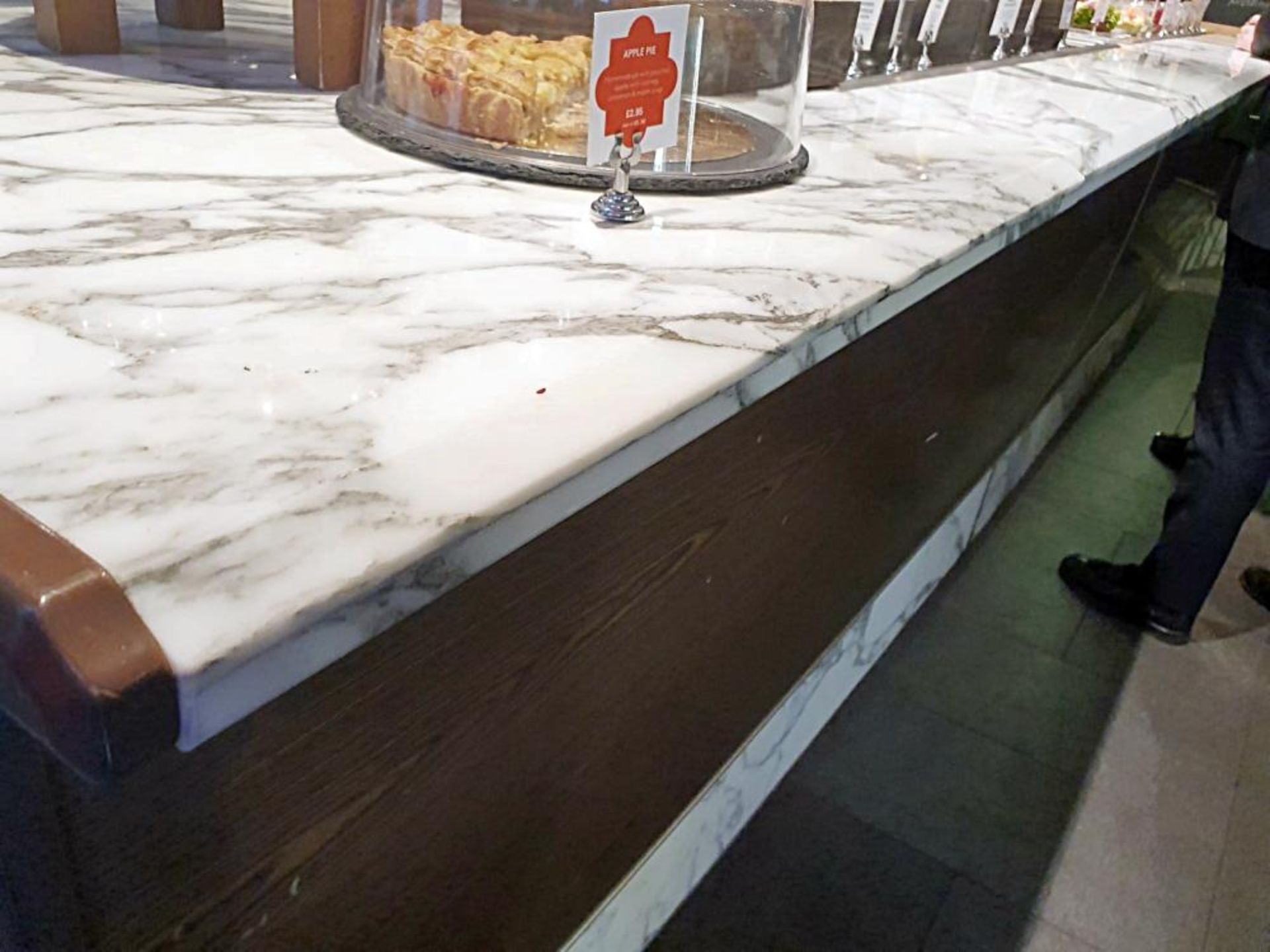 1 x Front Bar Area With Marbled Counter Top And Built-In 2-Door Undercounter Chiller - Image 12 of 30