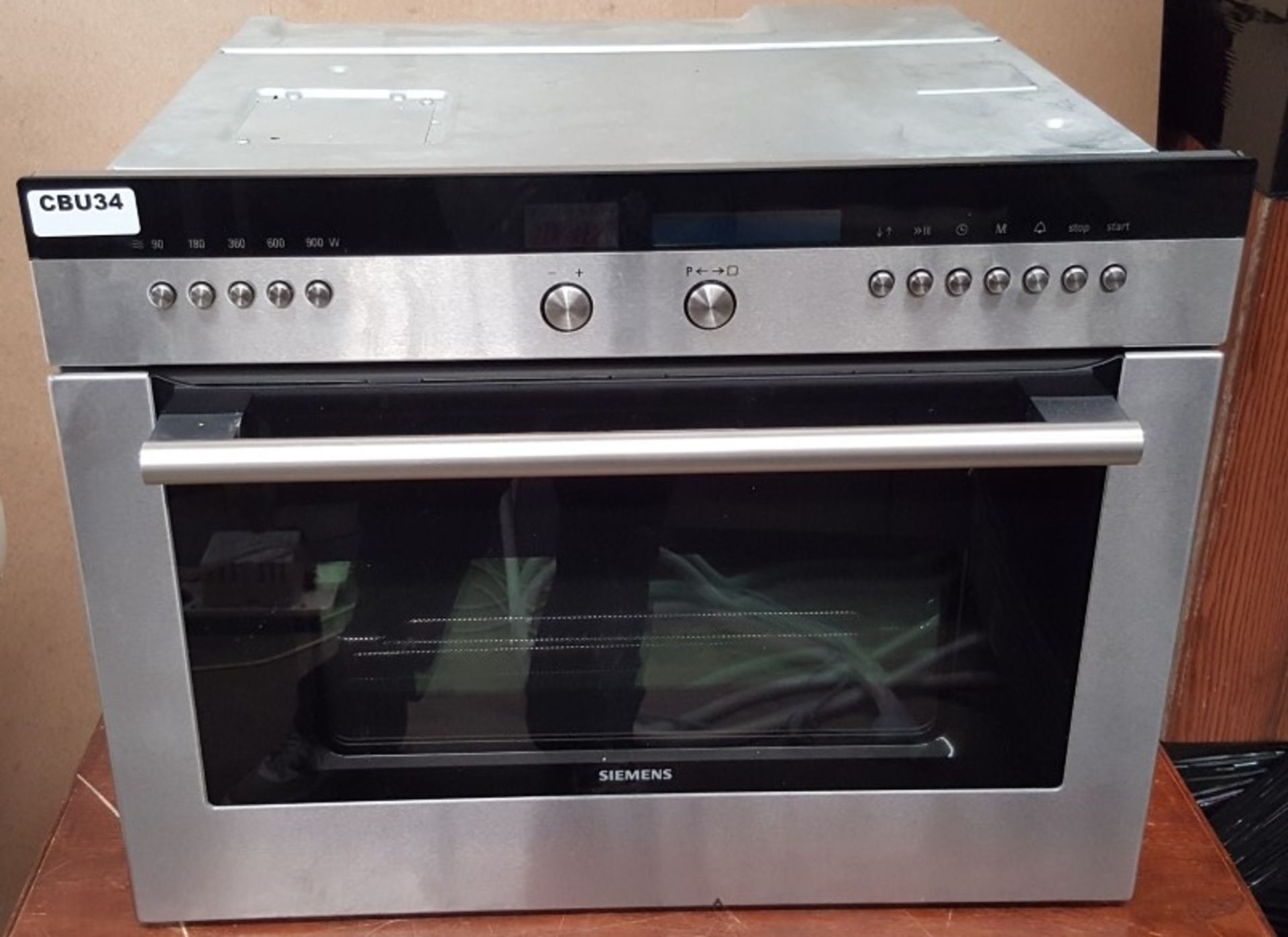 1 x Siemens HB86K570B Compact Combination Oven with Microwave - Ref CBU34 - NO VAT ON HAMMER