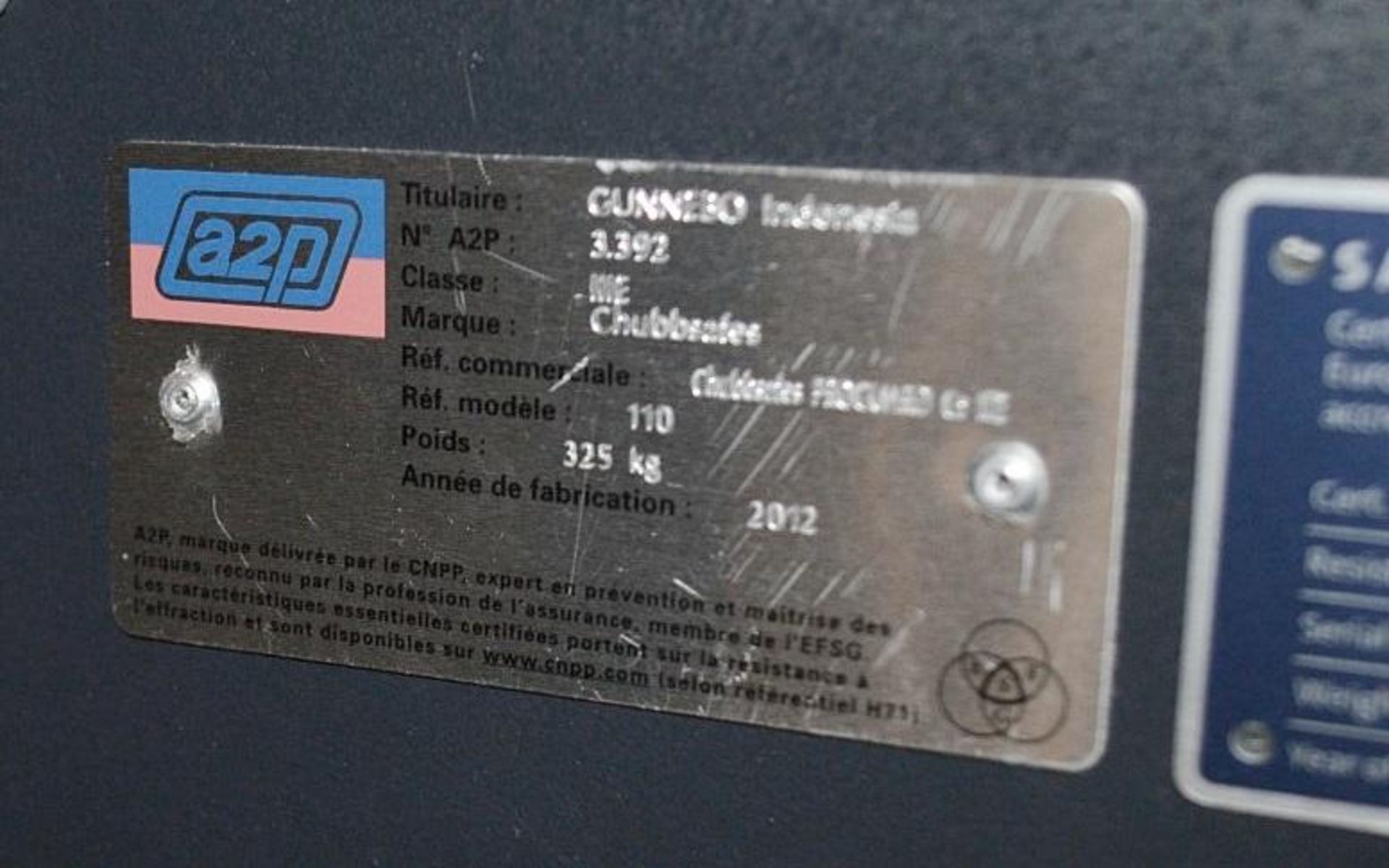 1 x Chubbsafes ProGuard 110K Grade 3 Safe - Unlocked With Electronic Keypad - H151 x W66 x D65 cms - - Image 5 of 6