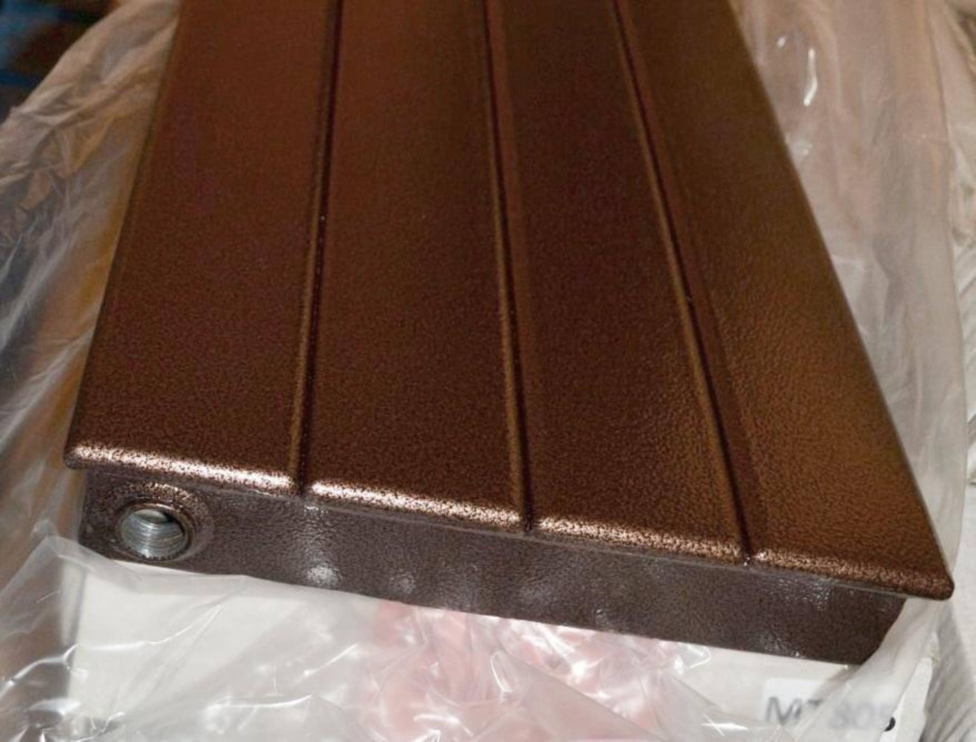 10 x Quinn Slieve Designer Single Panel Radiator in Copper - Contemporary Design - Will Enhance any - Image 7 of 8