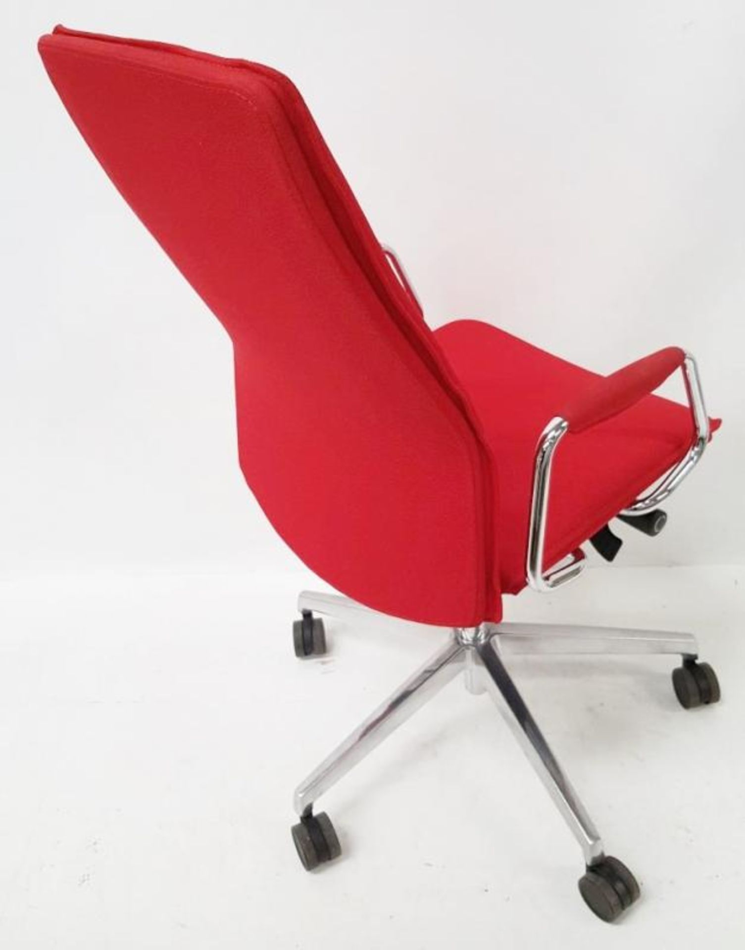 1 x 'Sven Christiansen' Premium Designer High-back Office Chair In Red (HBB1HA) - Used, In Very Good - Image 3 of 7