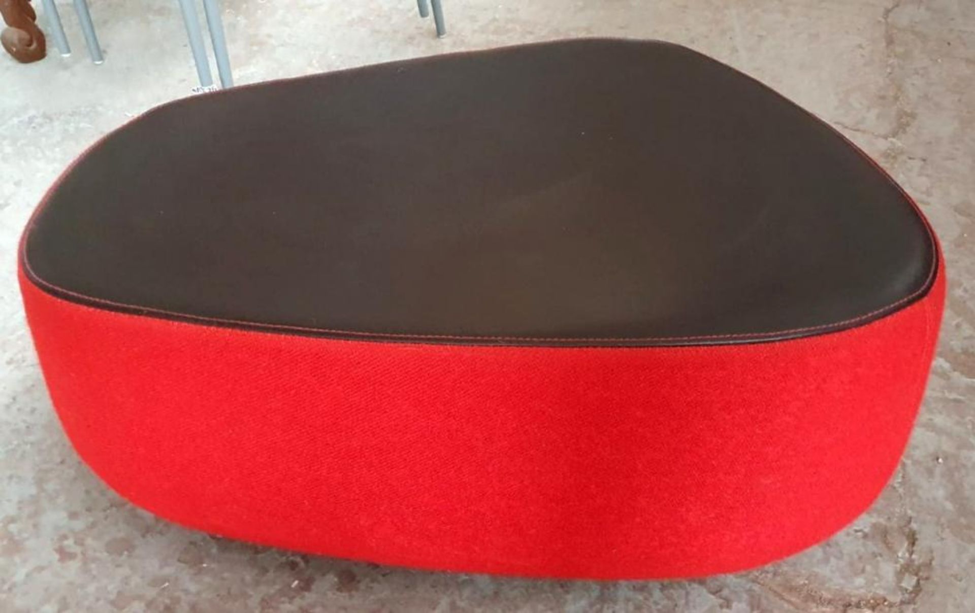 1 x MOROSO Fjord Designer Footstool / Pouffe **Low Start, No Reserve** Dimensions: H30 x 79 x 65cm