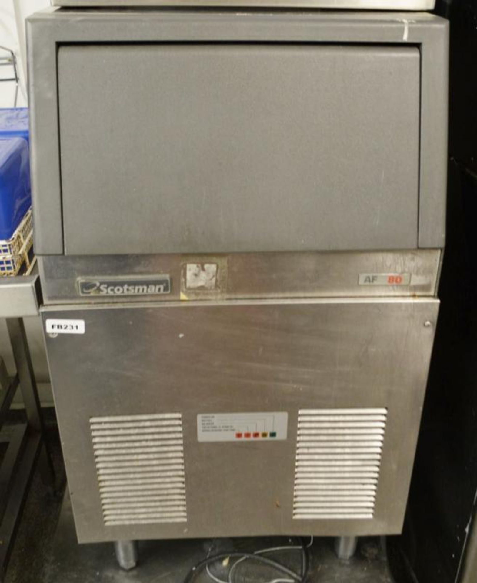 1 x Scotsman AF80 Self Contained Ice Flaker - Dimensions: 535w x 626d x 933h - CL367 - Ref CQ-FB231 - Image 2 of 3