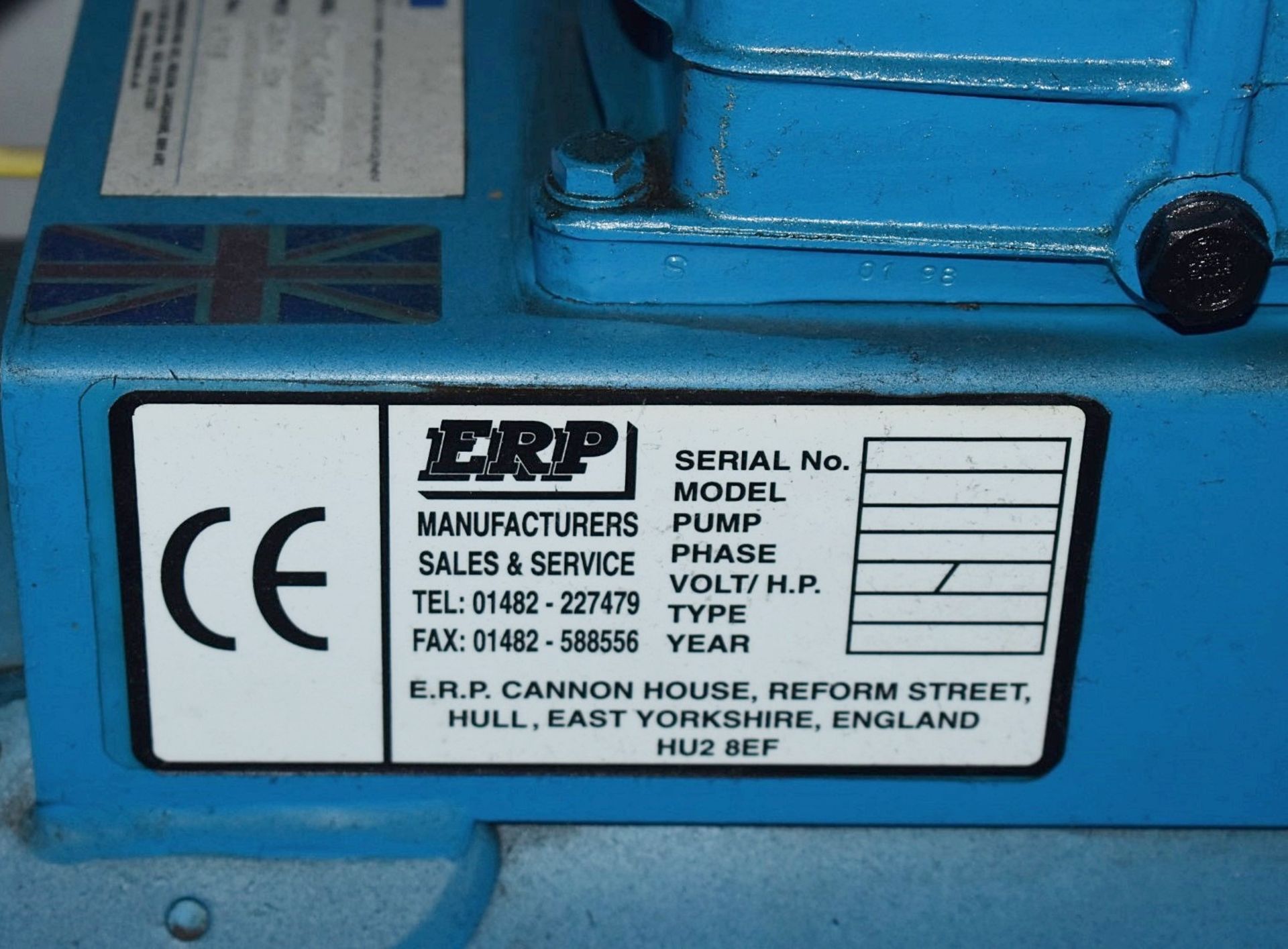 1 x ERP Air Compressor - 240v - Ref FE271 - CL480 - Location: Altrincham WA14 - Bild 2 aus 2