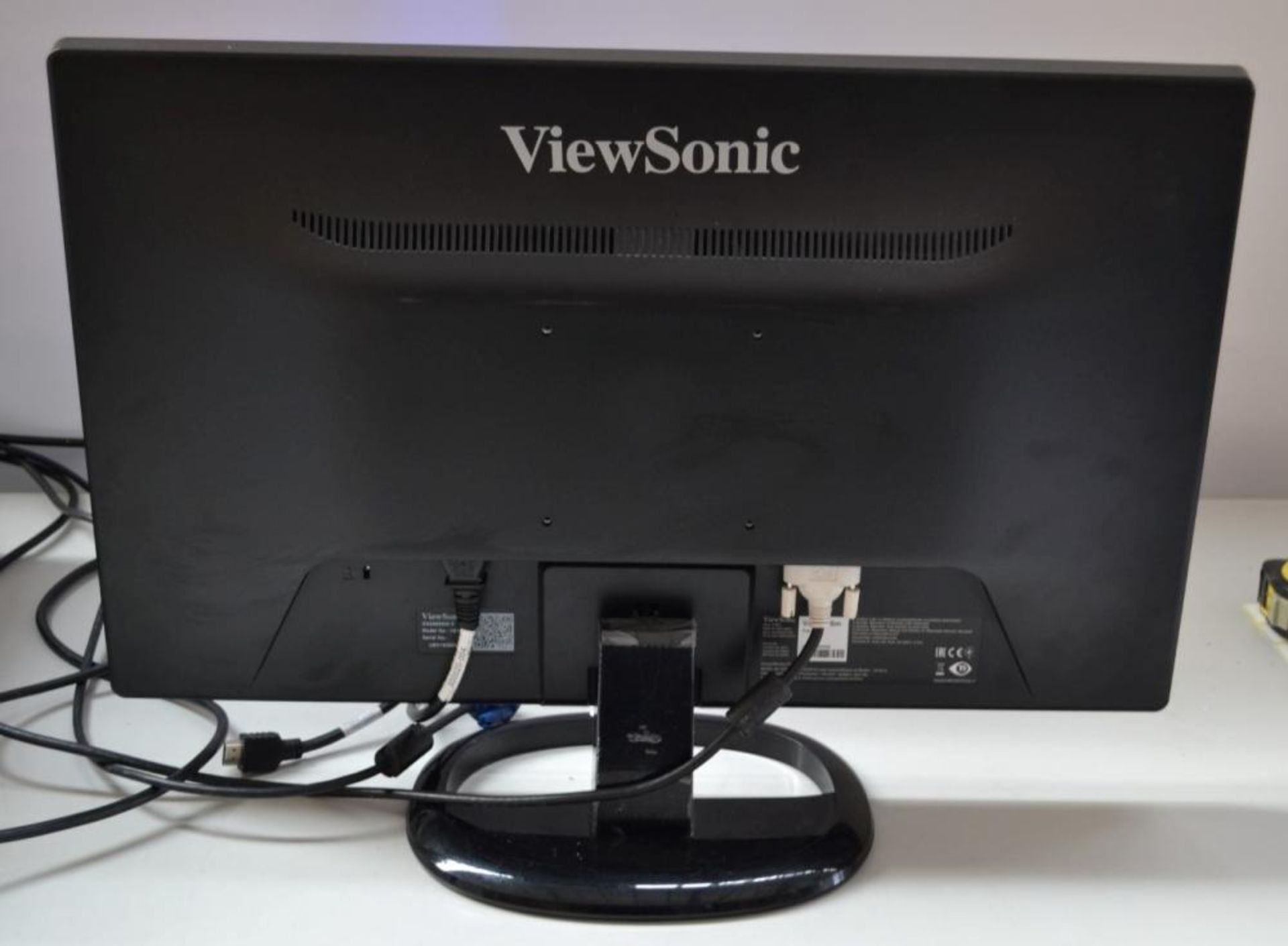 1 x ViewSonic VA2465SM-3 24-inch LED PC Monitor - Ref J2257 - CL394 - Location: Altrincham WA14 - HK - Image 2 of 3