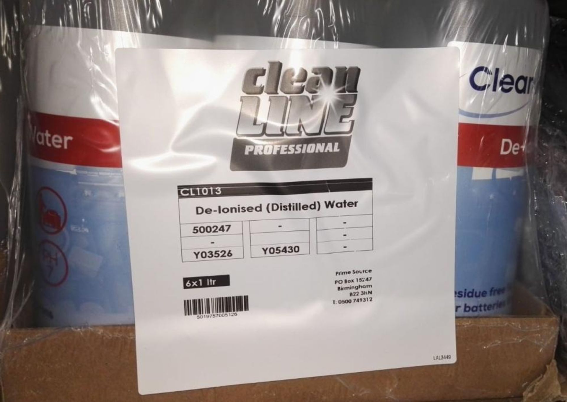 Pallet Job Lot Of Clean Line Professional De-Ionised (Distilled) Water - Ref: Ma368 - Contains Appro - Image 2 of 2