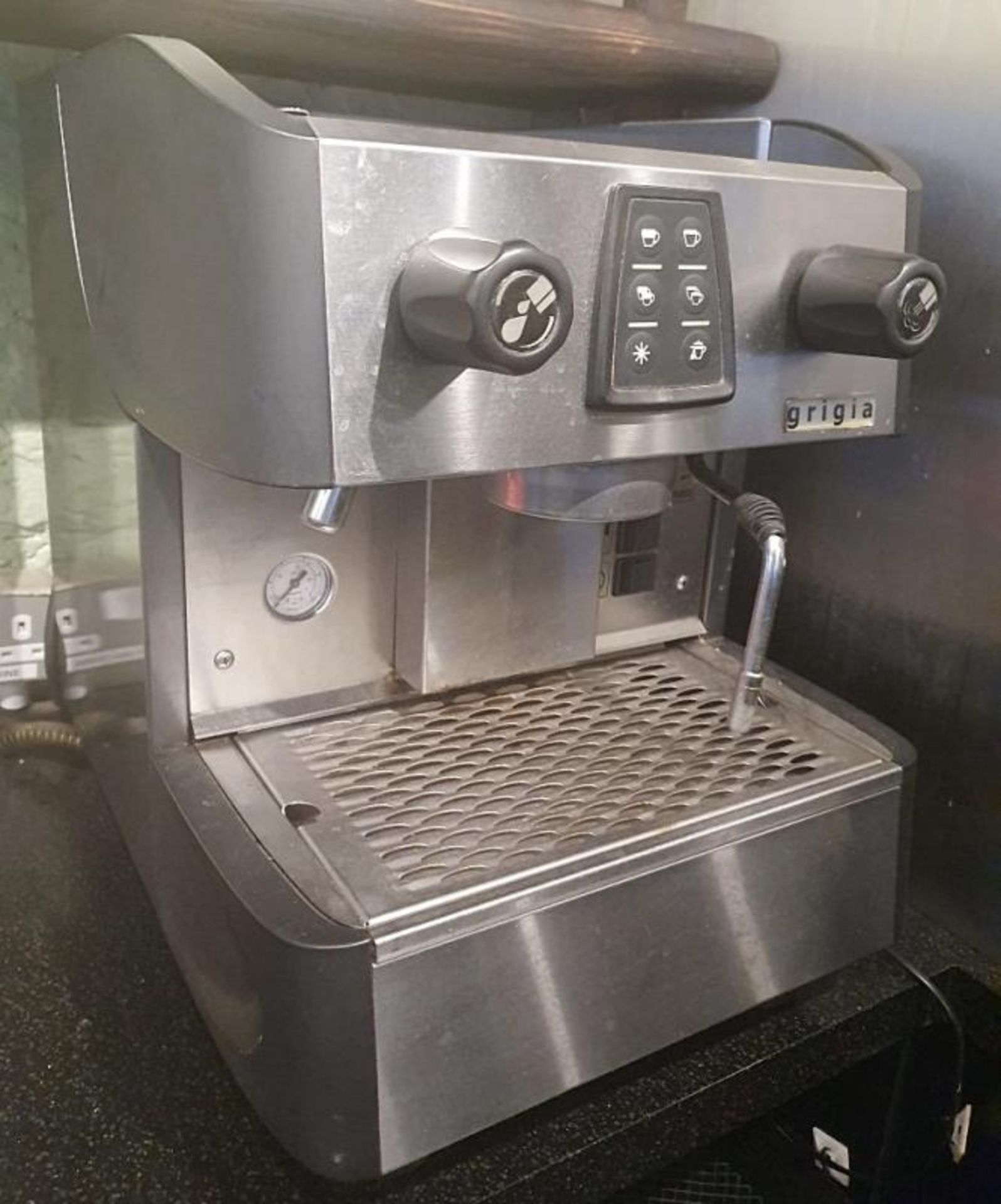 1 x GRIGIA Commercial Stainless Steel Coffee Machine - Dimensions: 38 x 52 x H47cm - Recently Taken - Bild 2 aus 4