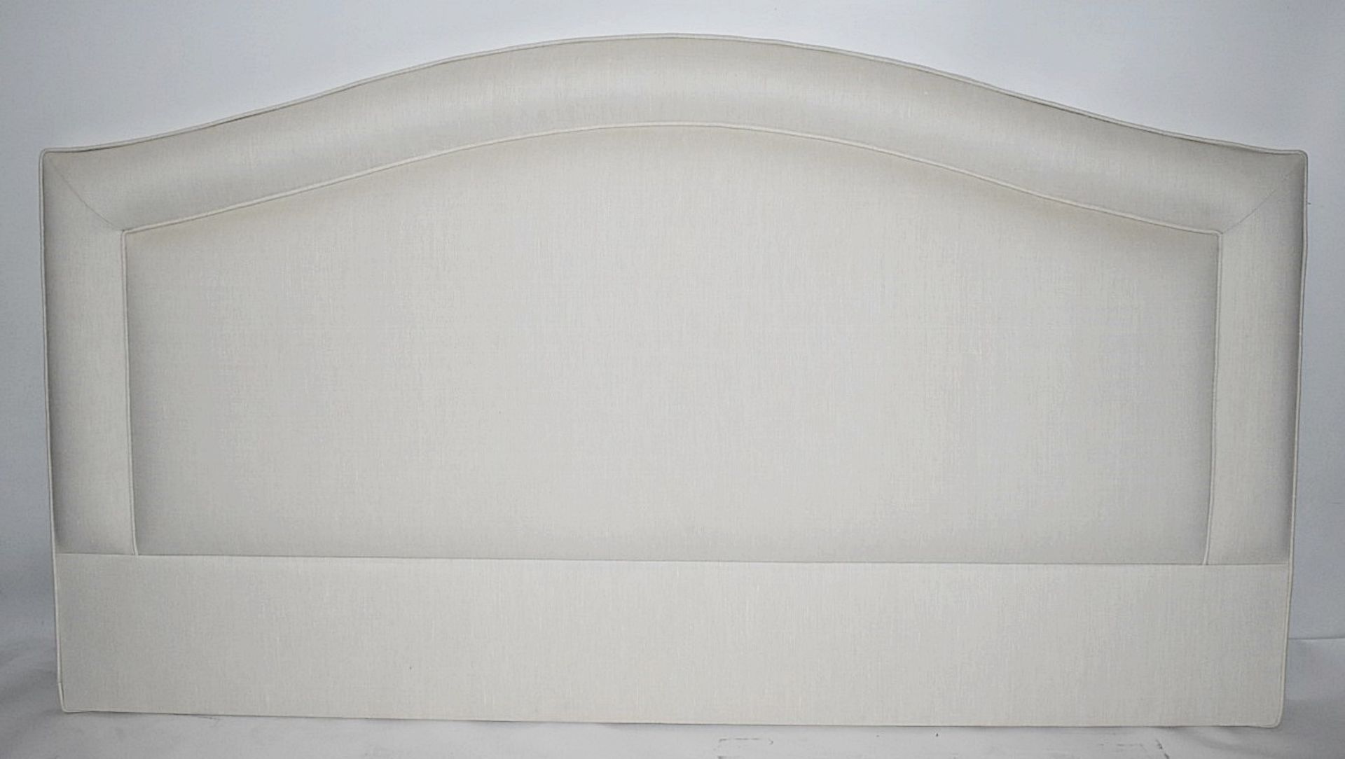 1 x VISPRING 'Artemis' King Size 150cm Headboard In A Pale Cream Pulled Cotton Fabric - RRP £970.00 - Image 4 of 7