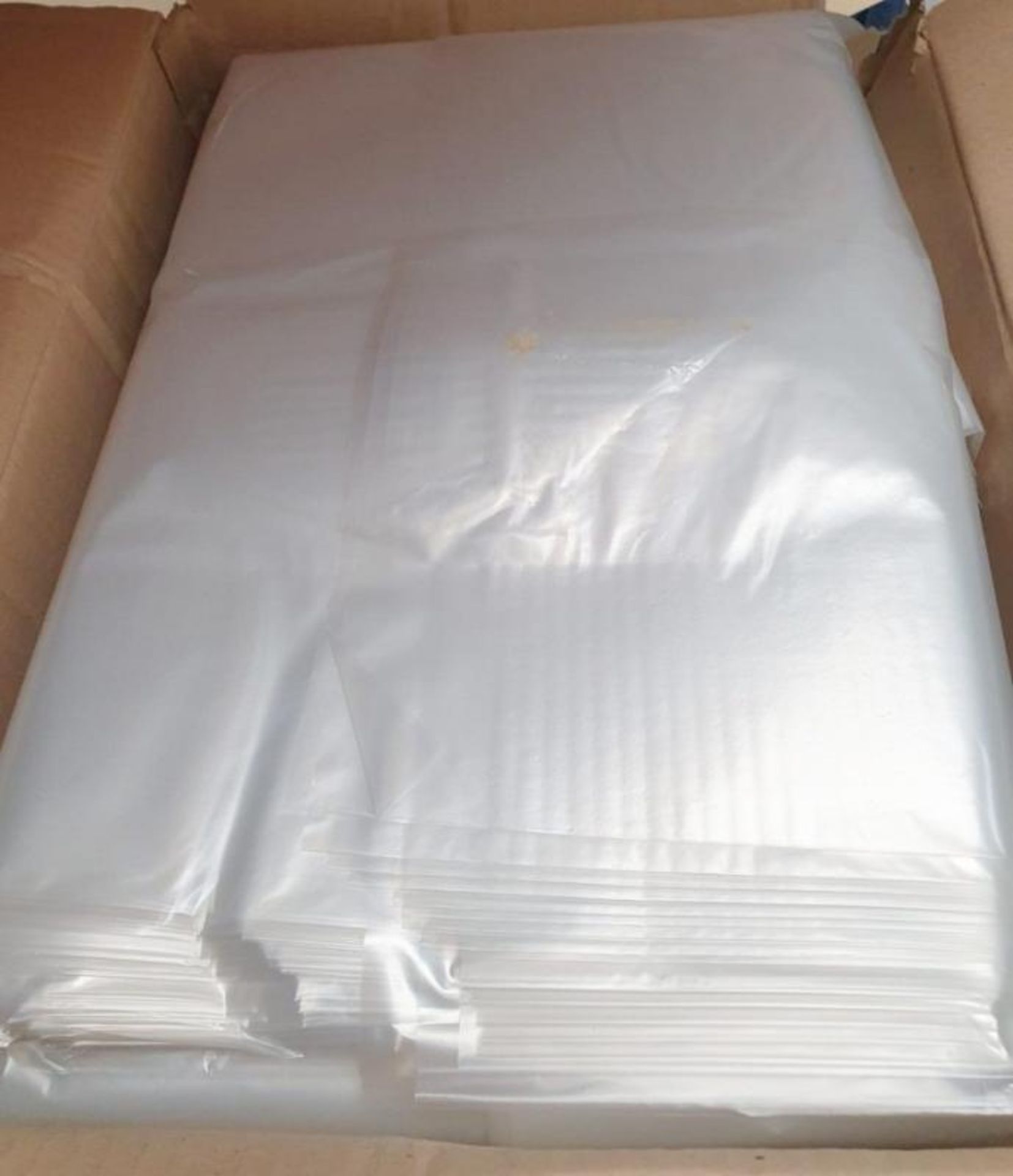 100 x Clear 30x50x82cm Polybags - Unused Boxed Stock - Low Start, No Reserve - Ref: WH1 - CL011 - Lo