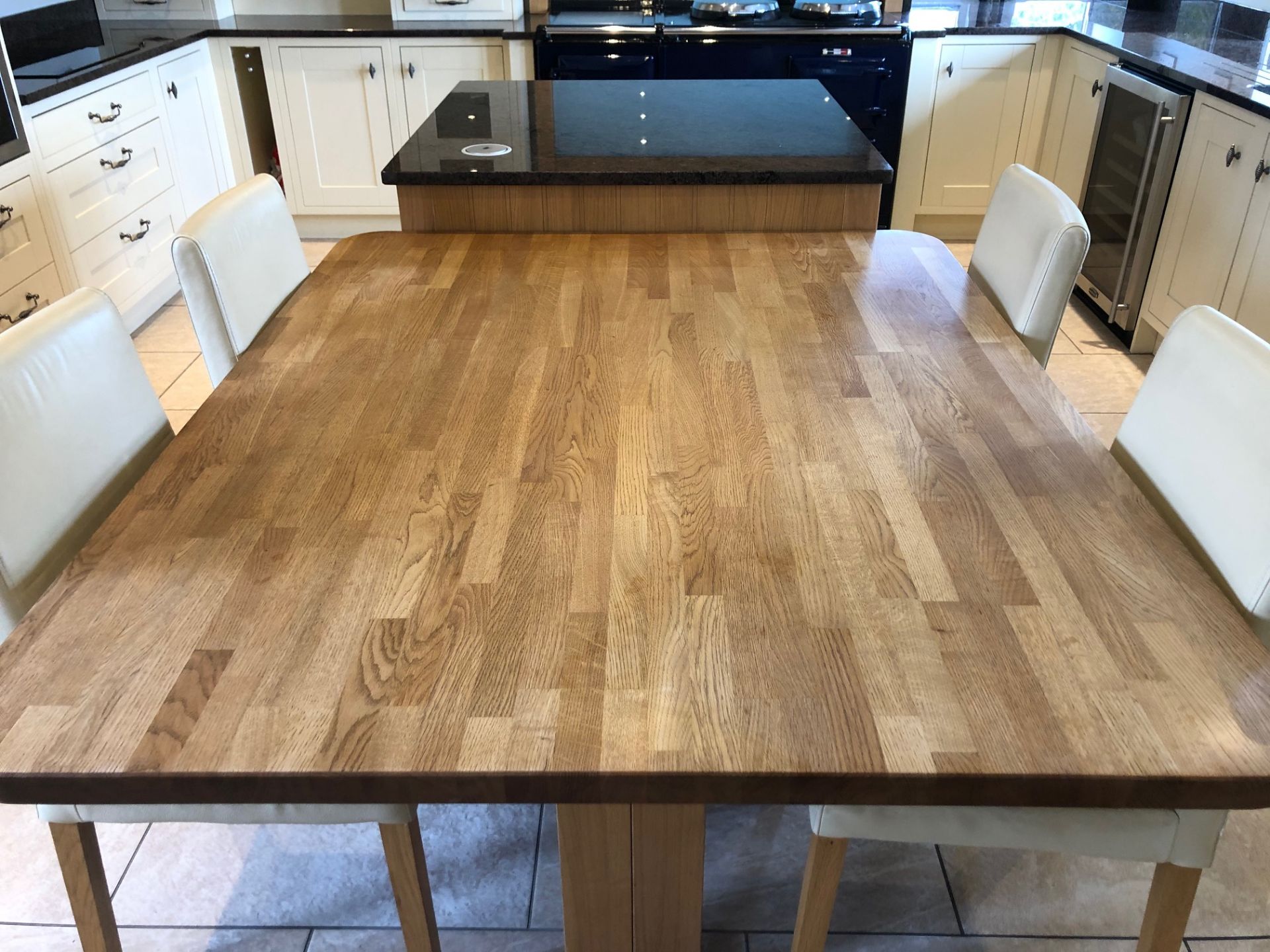 1 x Bespoke Milton Ivory Oak PWS Kitchen with 20mm Granite Worktops and Appliances -  ***NO VAT ON - Bild 7 aus 65