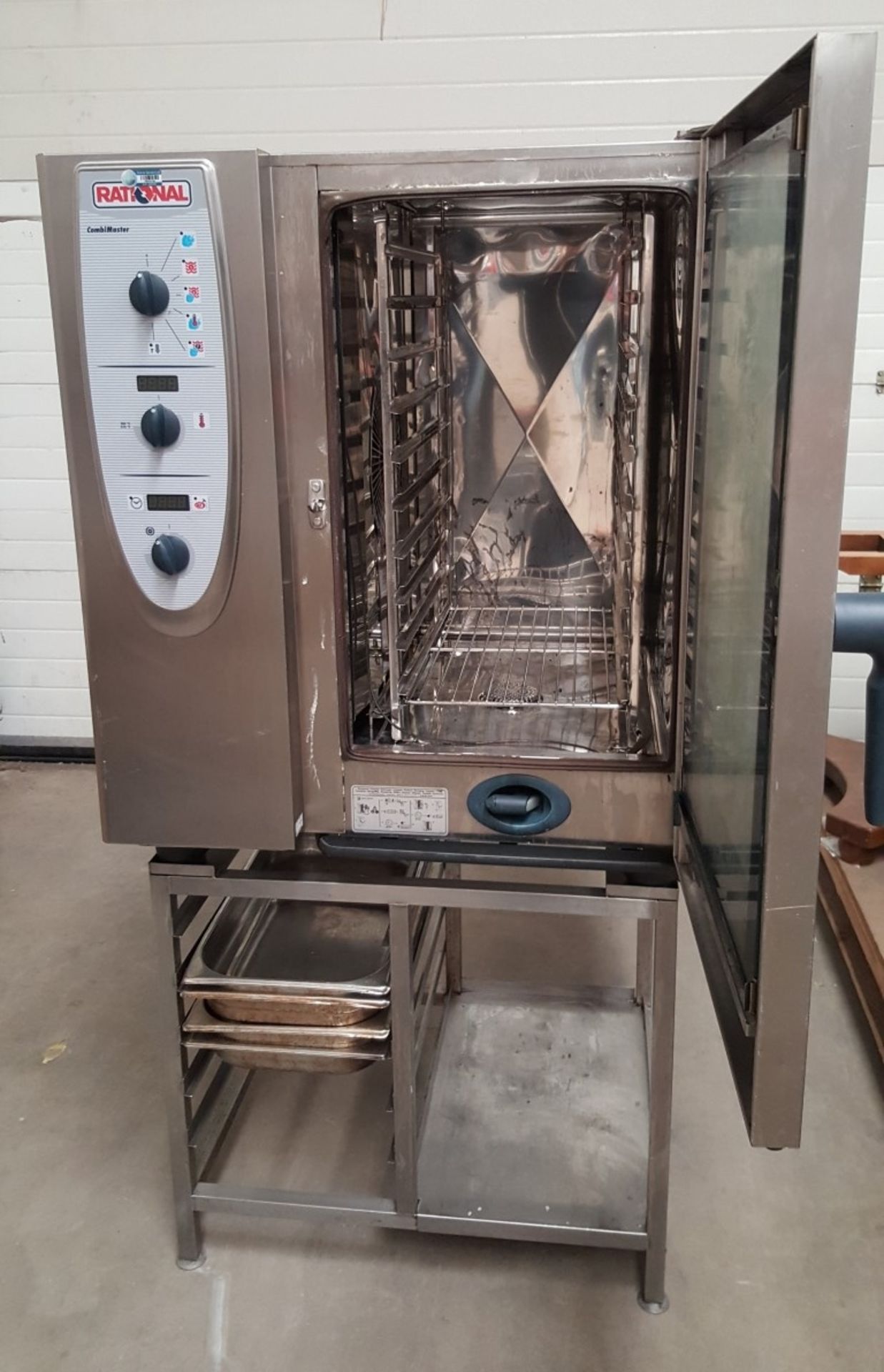 1 x RATIONAL CM101 COMBIMASTER 10 TRAY ELECTRIC COMBI OVEN - CL455 - Ref CBU7 - Image 5 of 12