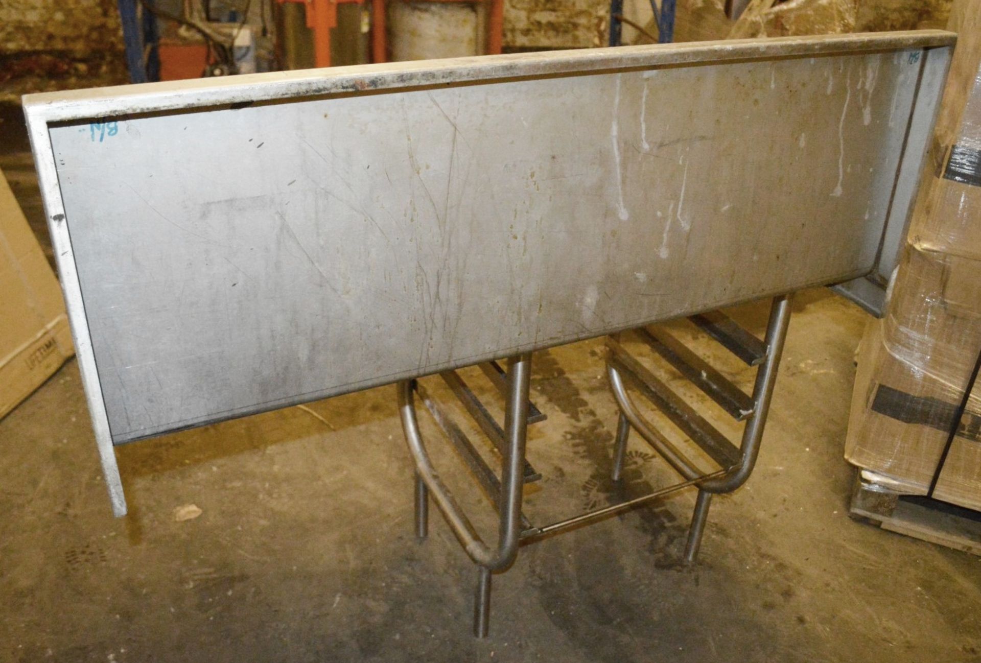 1 x Stainless Steel Prep Table / Tray Store - Dimensions: W120 x 76 x H126cm - £1 Start, No Reserve - Bild 3 aus 3