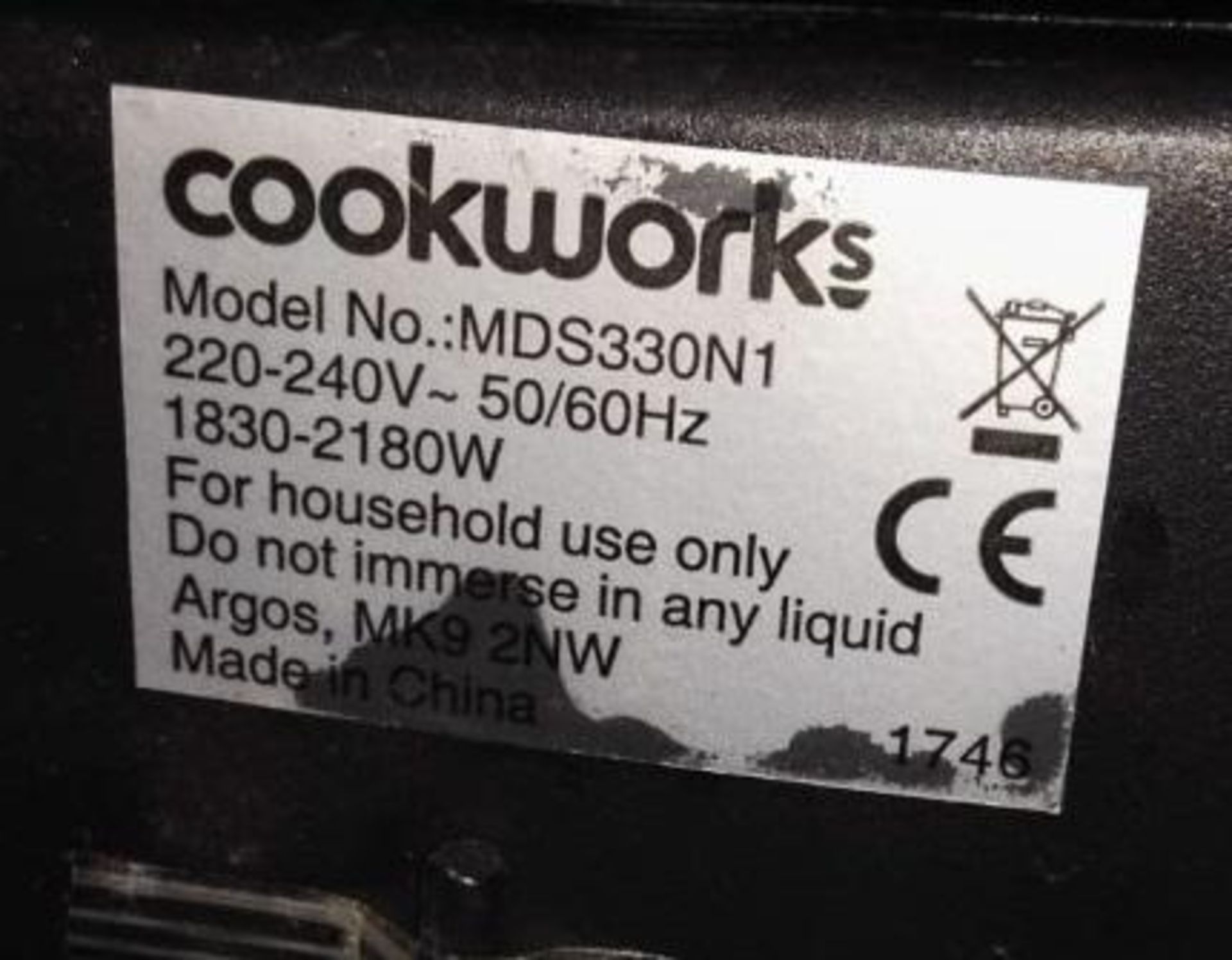 1 x Cookworks Semi Professional Fryer - Stainless Steel - Used, Supplied As Shown - £1 Start - Bild 2 aus 2