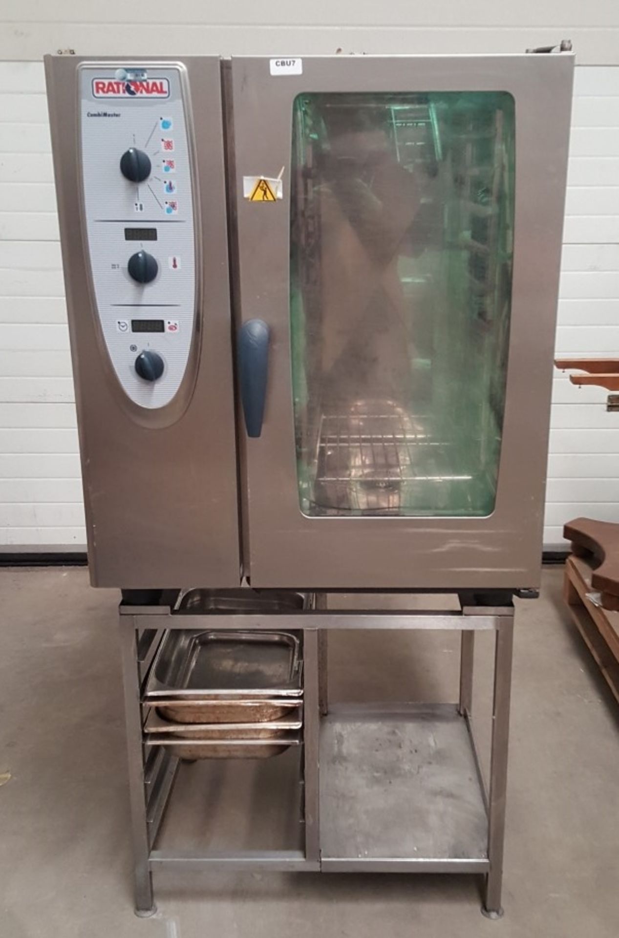 1 x RATIONAL CM101 COMBIMASTER 10 TRAY ELECTRIC COMBI OVEN - CL455 - Ref CBU7