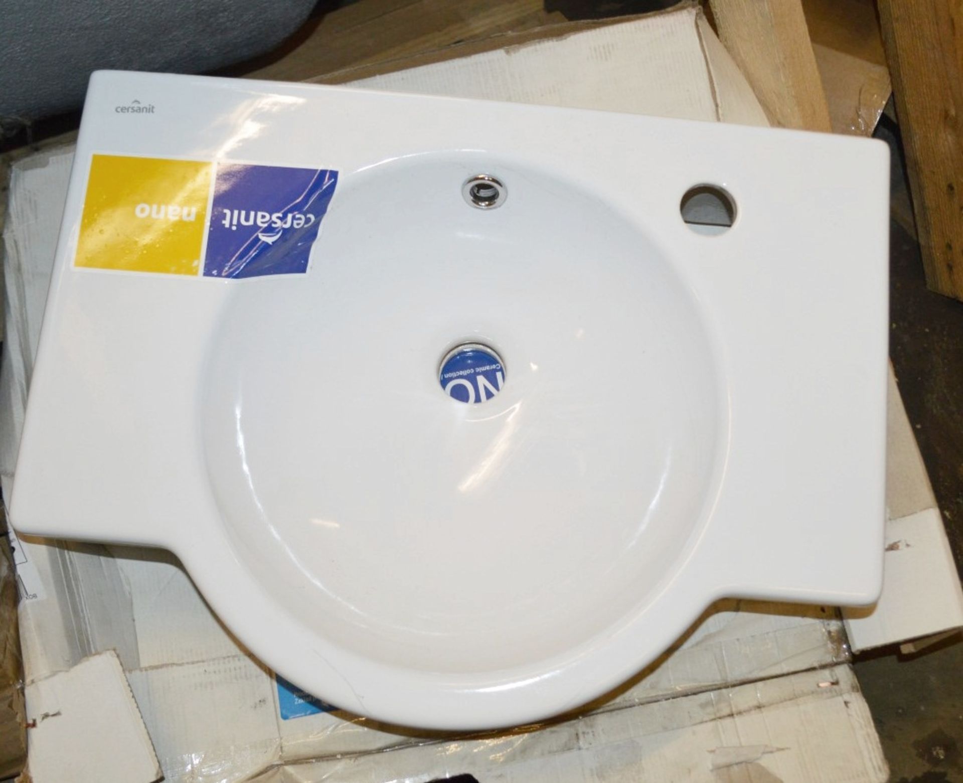 1 x Cersanit Splendor Sit-On Basin - Unused Boxed Stock - £1 Start, No Reserve - CL406