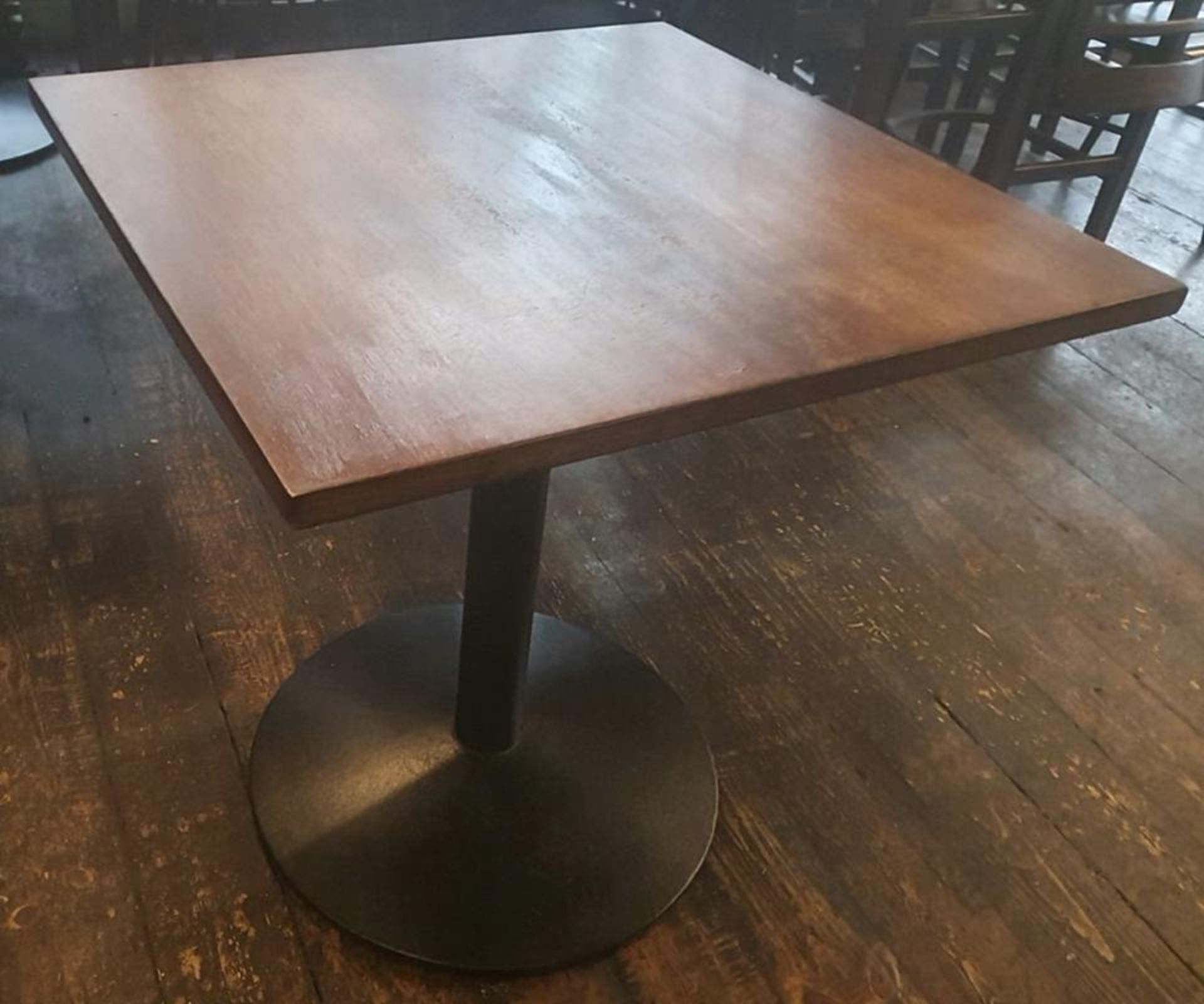 5 x Bistro Dining Tables - Dimensions: 70 x 70 x H74cm - Recently Taken From A Contemporary Caribbea - Bild 3 aus 5