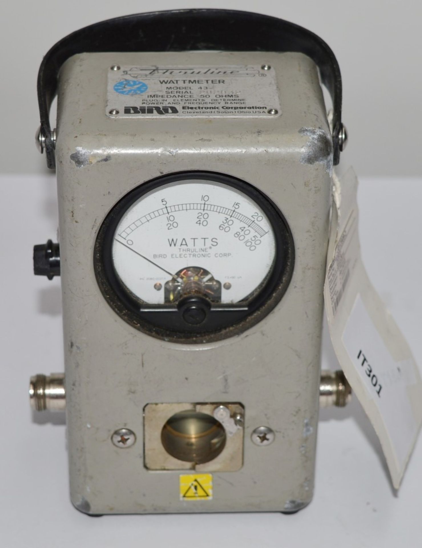 1 x Bird 43 Thruline RF Directional Watt Meter - CL011 - Ref IT301 - Location: Altrincham WA14