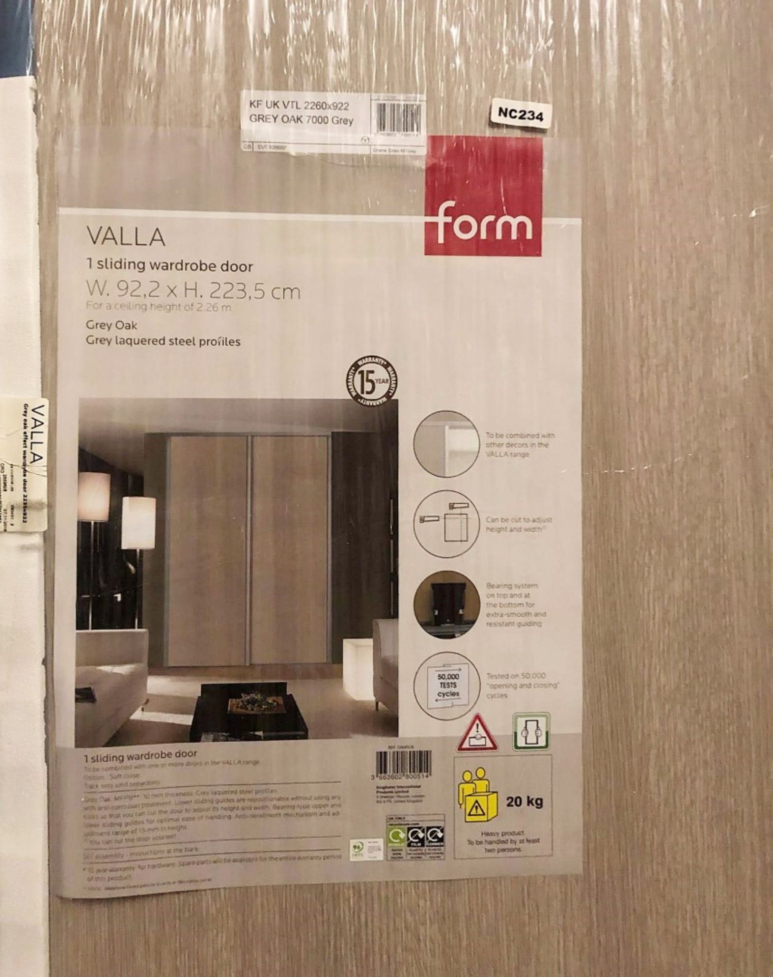 An Assortment of 20 x FORM Valla / Blizz Branded Sliding Wardrobe Doors - New & Sealed Stock - Image 25 of 31