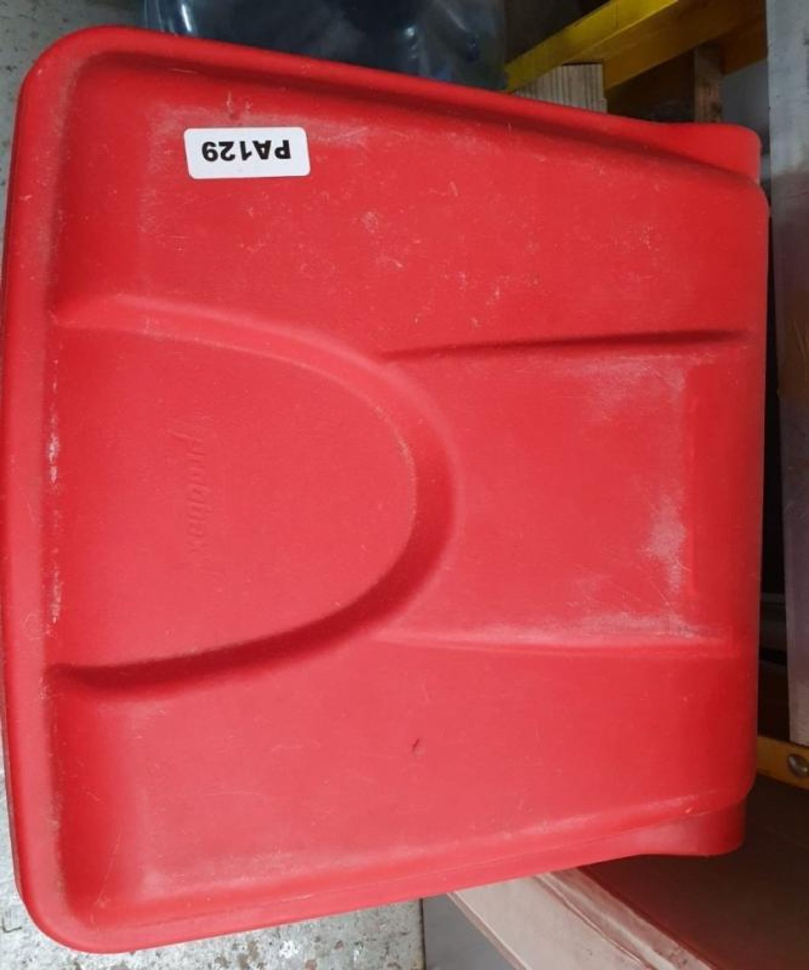 1 x Red Waste Bin - Ref PA129 - CL463 - £1 Start, No Reserve - Ref: WH1 - CL011 - Location: Altrinch - Image 2 of 2