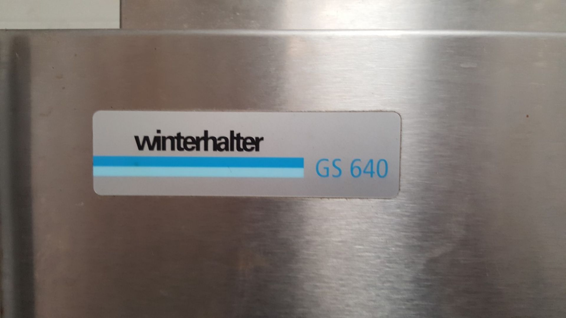 1 x WINTERHALTER GS 640 Single Utensil Dishwasher - CL455 - Ref CBU8 - Location: Altrincham WA14 - Bild 8 aus 11