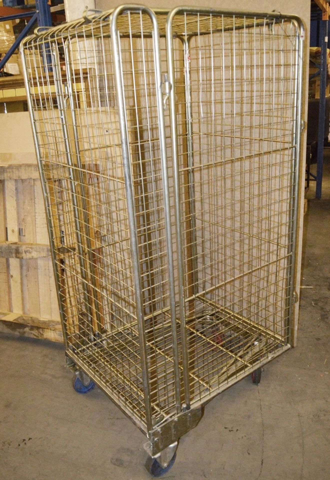 10 x Assorted Metal Warehouse Cages On Castors - CL011 - Location: Bolton BL1