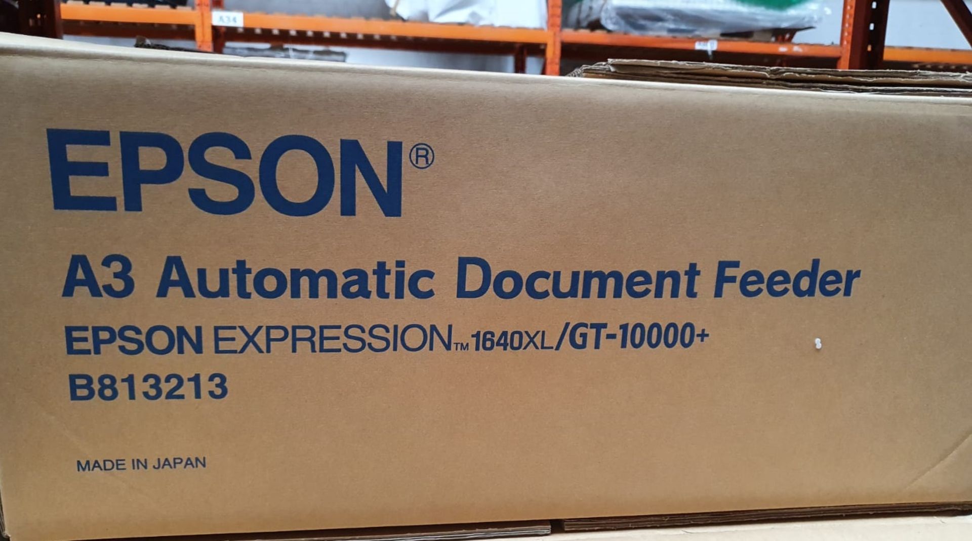 1 x Epson Automatic Document Feeder For Gt15000/1640Xl Scanners - Part Number B813213 - New in Box -