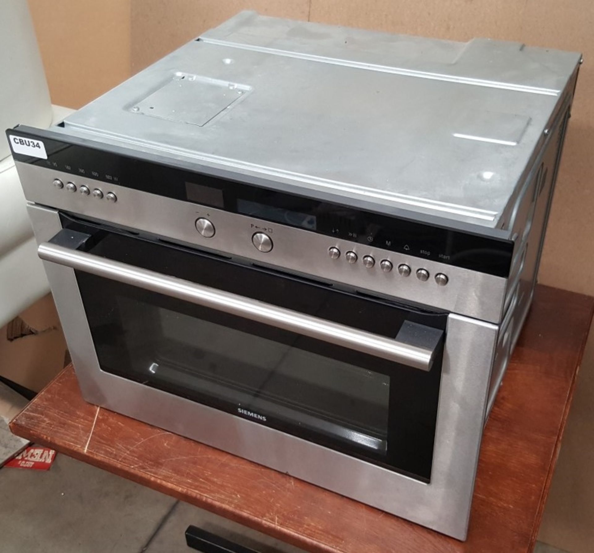 1 x Siemens HB86K570B Compact Combination Oven with Microwave - Ref CBU34 - NO VAT ON HAMMER - Bild 2 aus 6