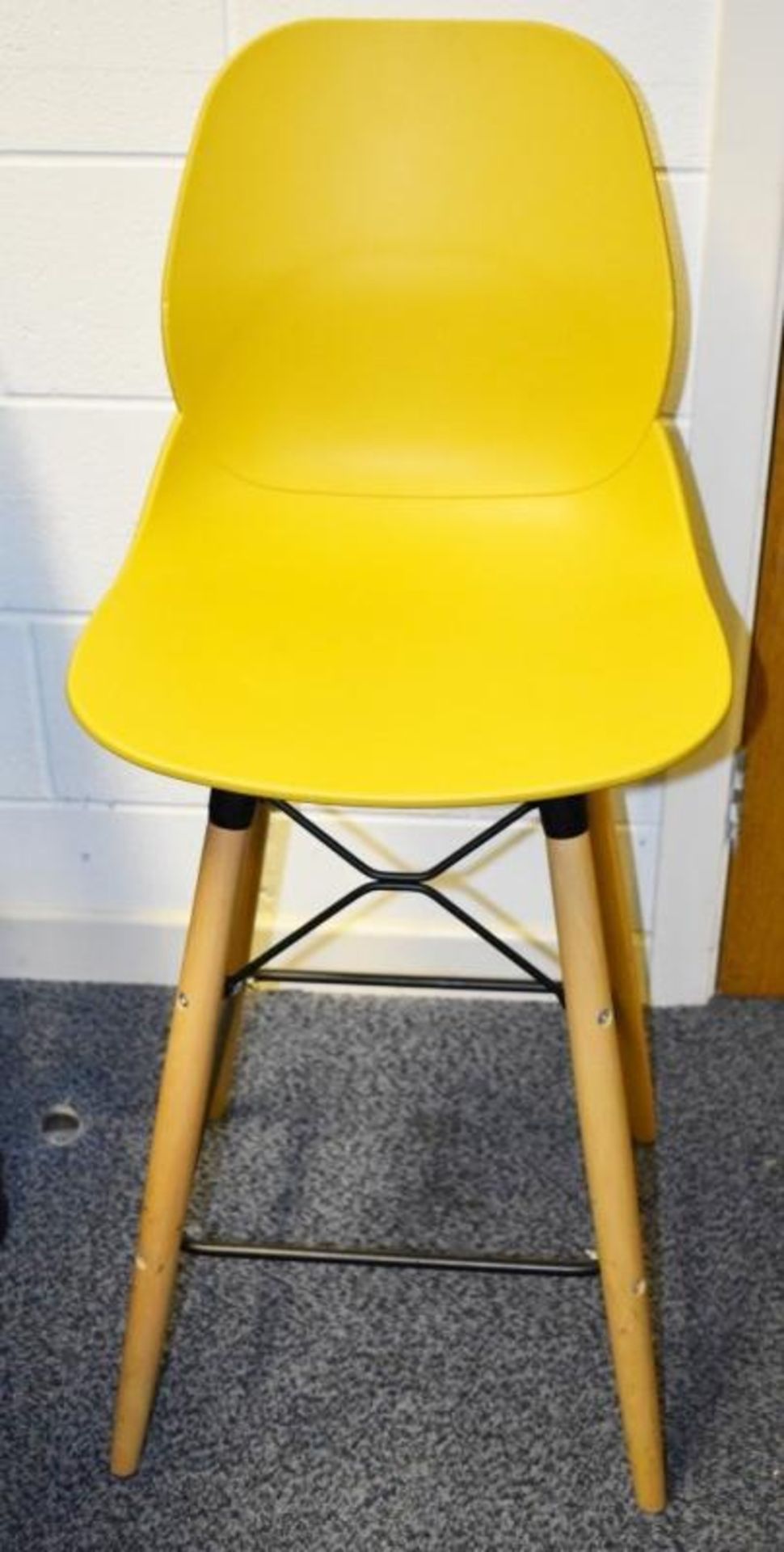 3 x GRESHAM Eames-Style Bar Stools - 3 Colours - Used, Please See Condition Report - CL437 - Locatio - Image 7 of 7