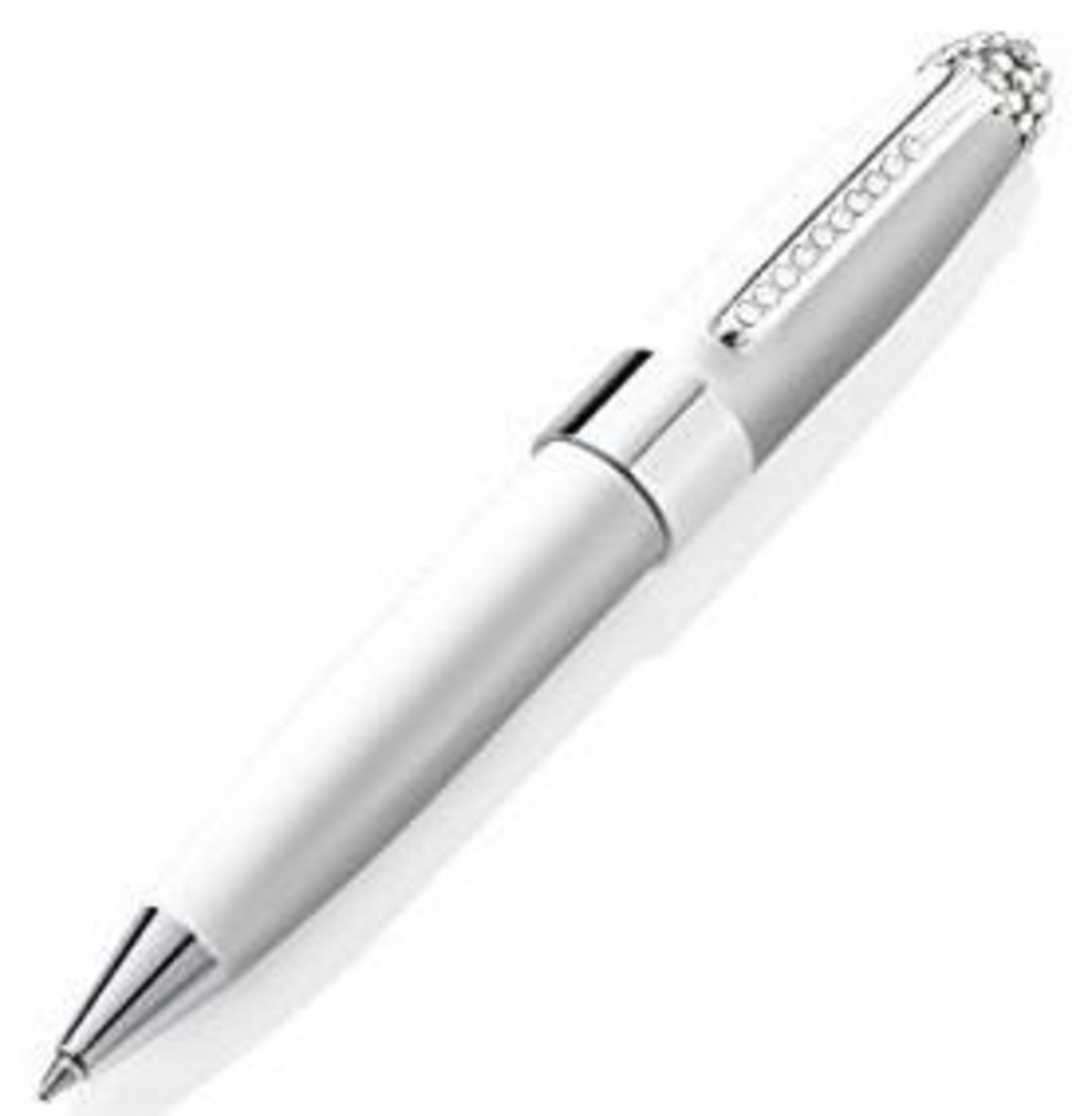 10 x ICE LONDON "Duchess" Ladies Pens - All Embellished With SWAROVSKI Crystals - Colour: White - Ne