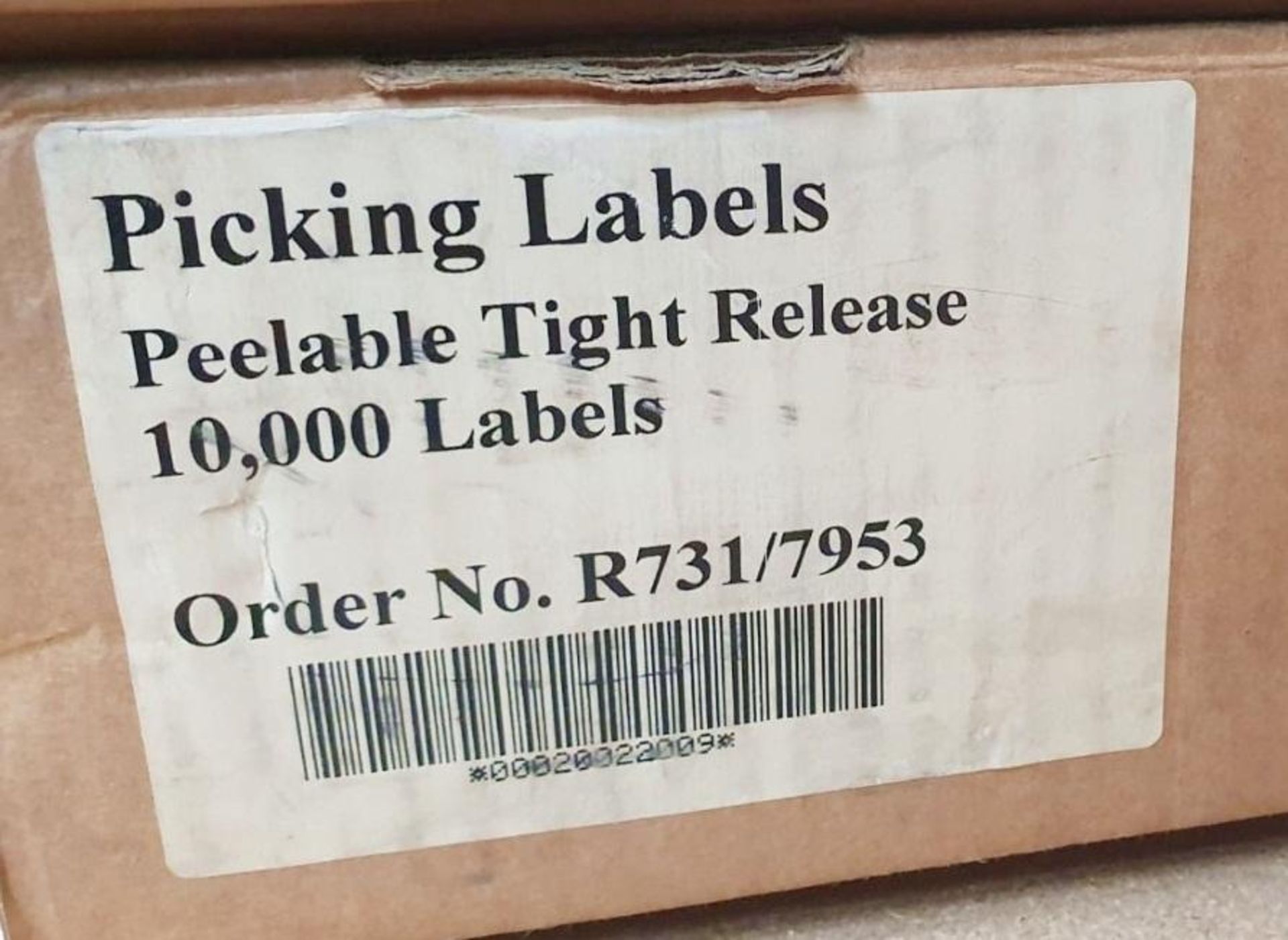 Approx. 30,000 x Picking Labels - Supplied Over 3 x Boxes - Peelable Tight Release - Unused Boxed St - Image 3 of 3