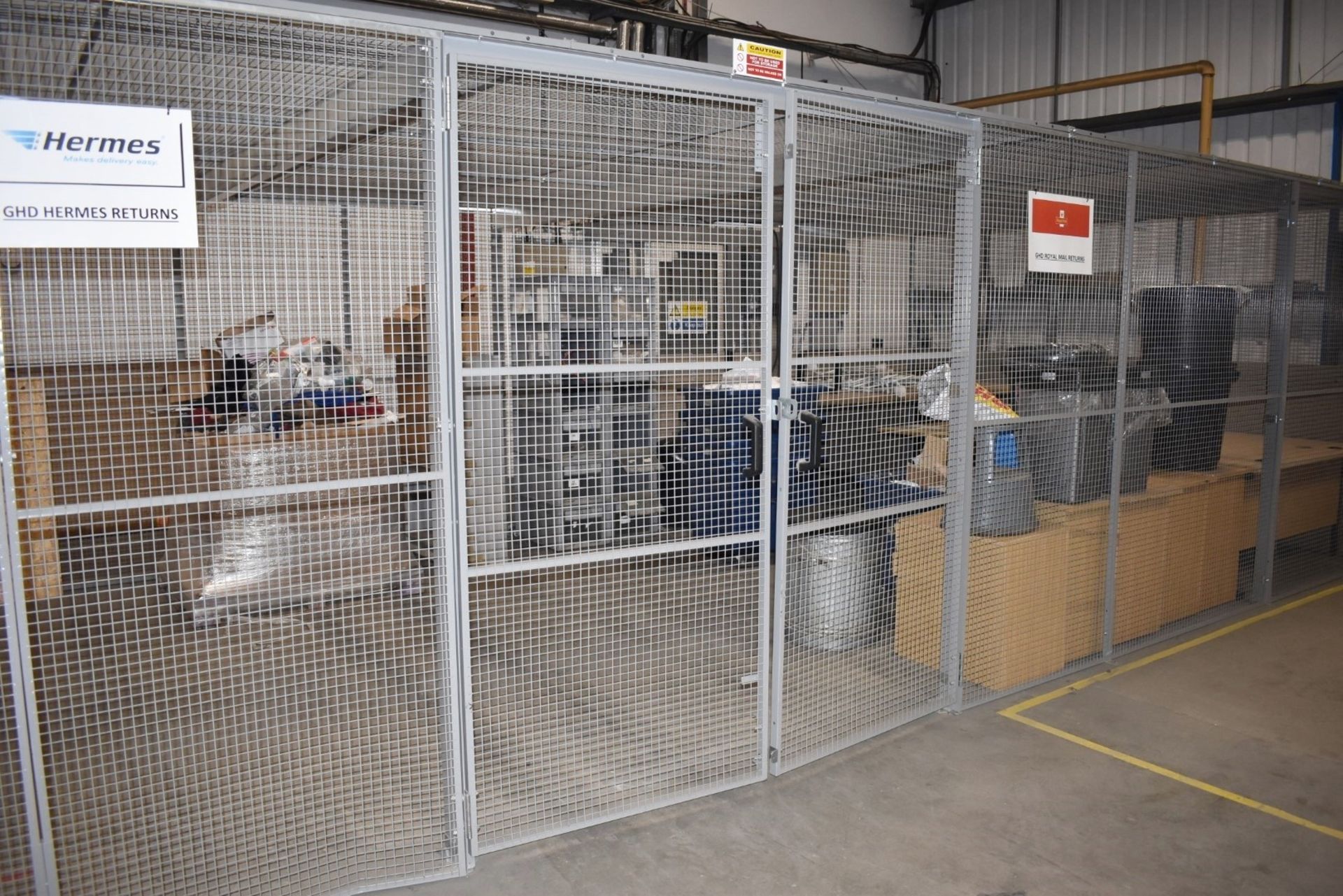 1 x Security Cage Enclosure For Warehouses - Ideal For Storing High-Value Stock or Hazardous Goods - - Image 4 of 12