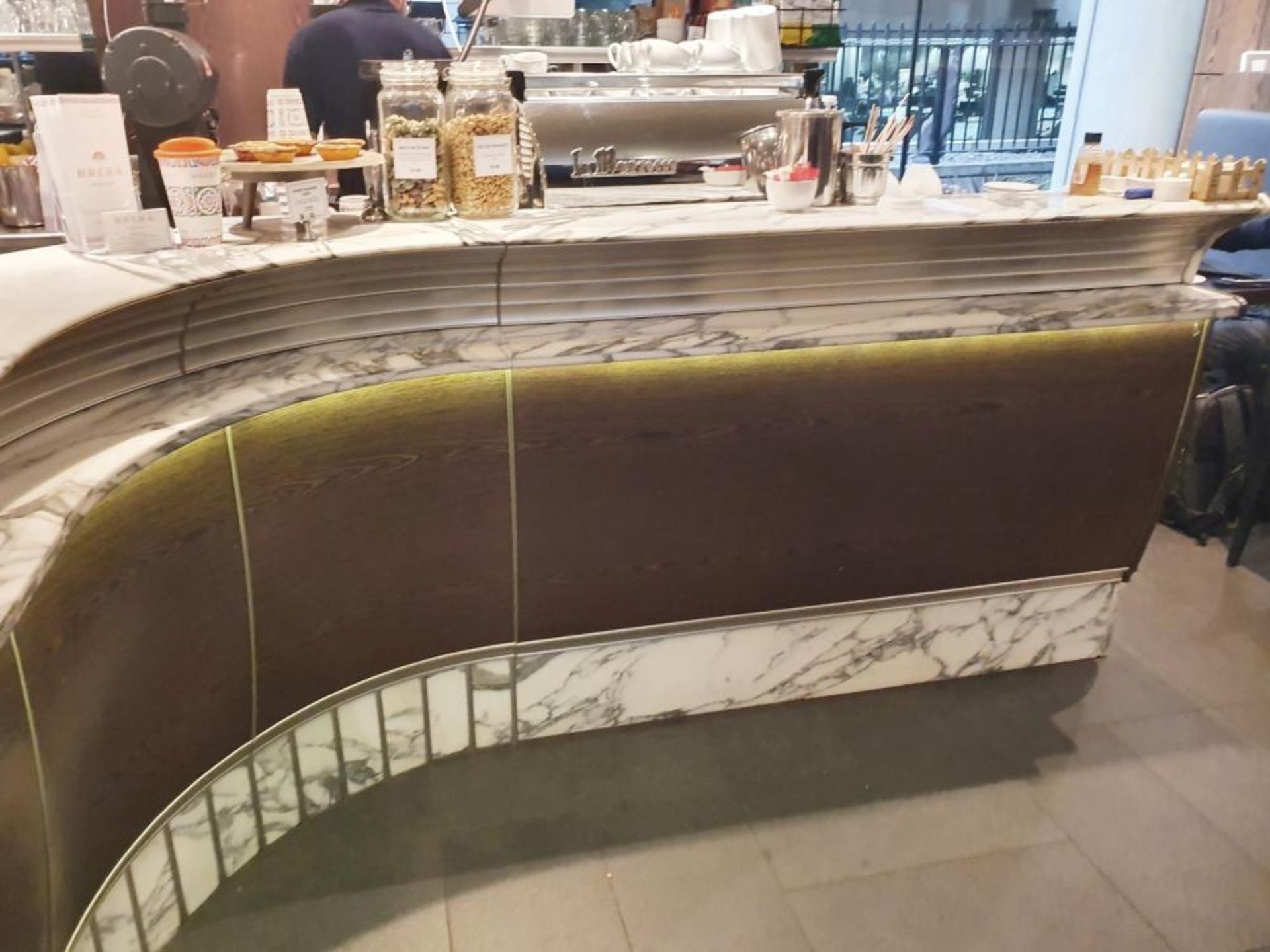 1 x Front Bar Area With Marbled Counter Top And Built-In 2-Door Undercounter Chiller - Image 15 of 30