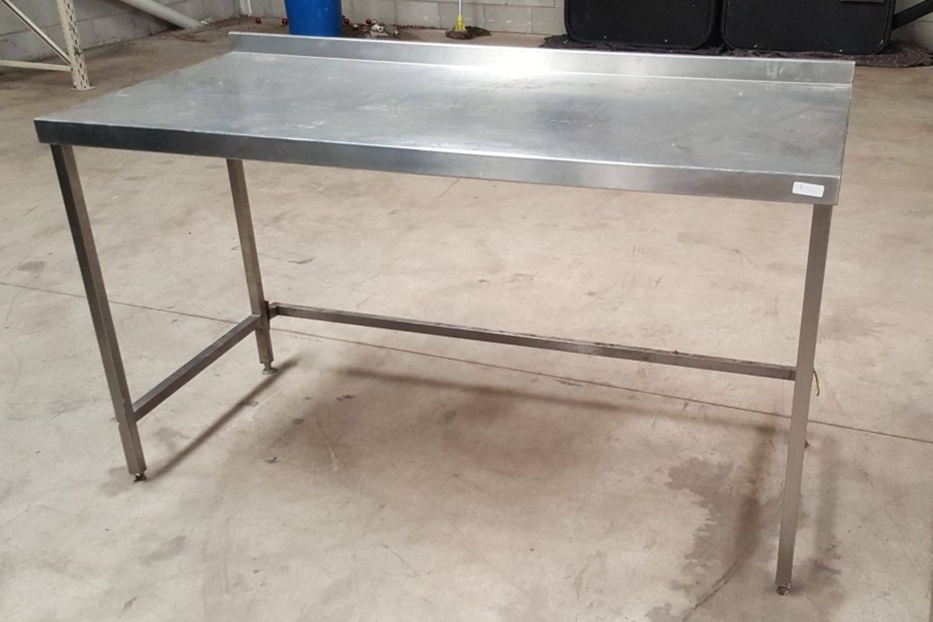 1 x Stainless Steel Prep Table - H92 x W162 x D74 cms - CL390 - Ref nc349