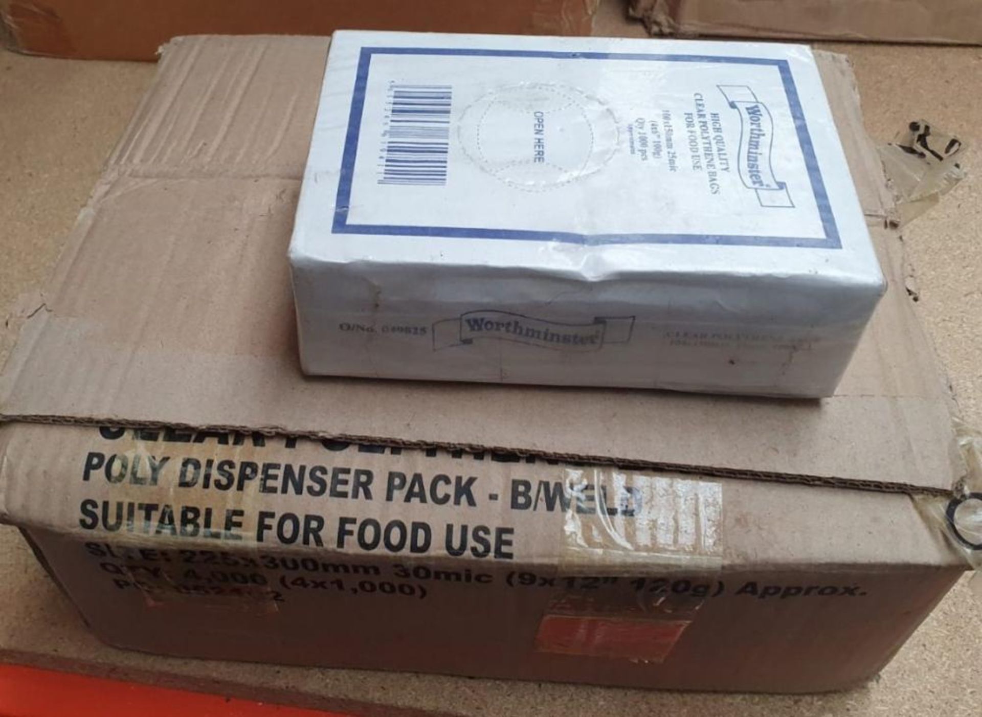 Approx 2000 Clear Polybags Suitable For Food - 2 x Sizes Supplied - Unused Boxed Stock - Low Start, - Image 2 of 3