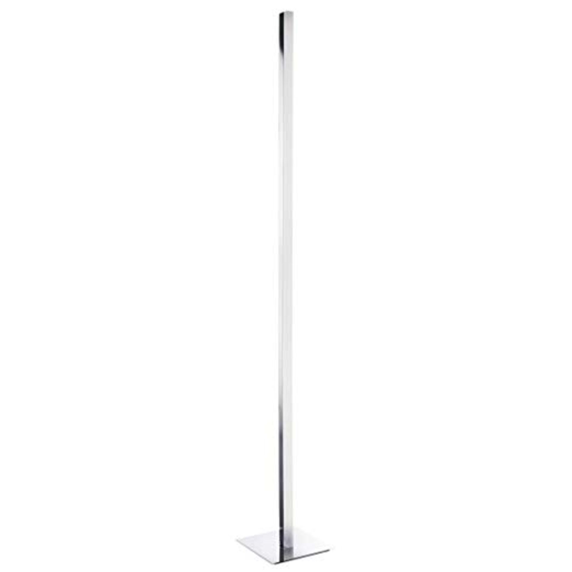 1 x Searchlight Solexa LED Tower Floor Lamp Polished Chrome and Frosted Acrylic - Product Code - Image 2 of 2