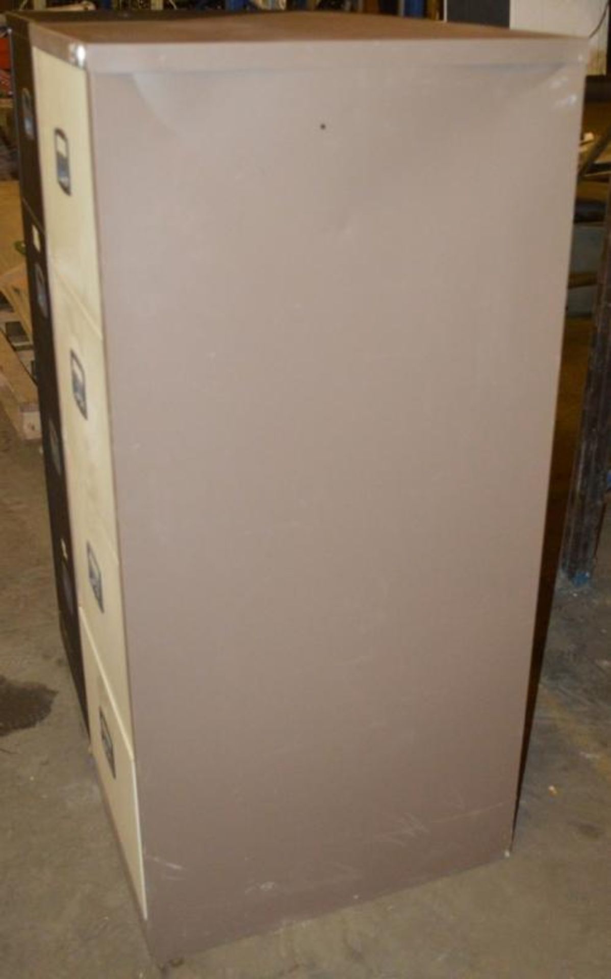 2 x Metal Filing Cabinets - Dimensions: H132 x W47 x D63cm - Used, Open, No Keys - Low Start, No Res - Image 2 of 5