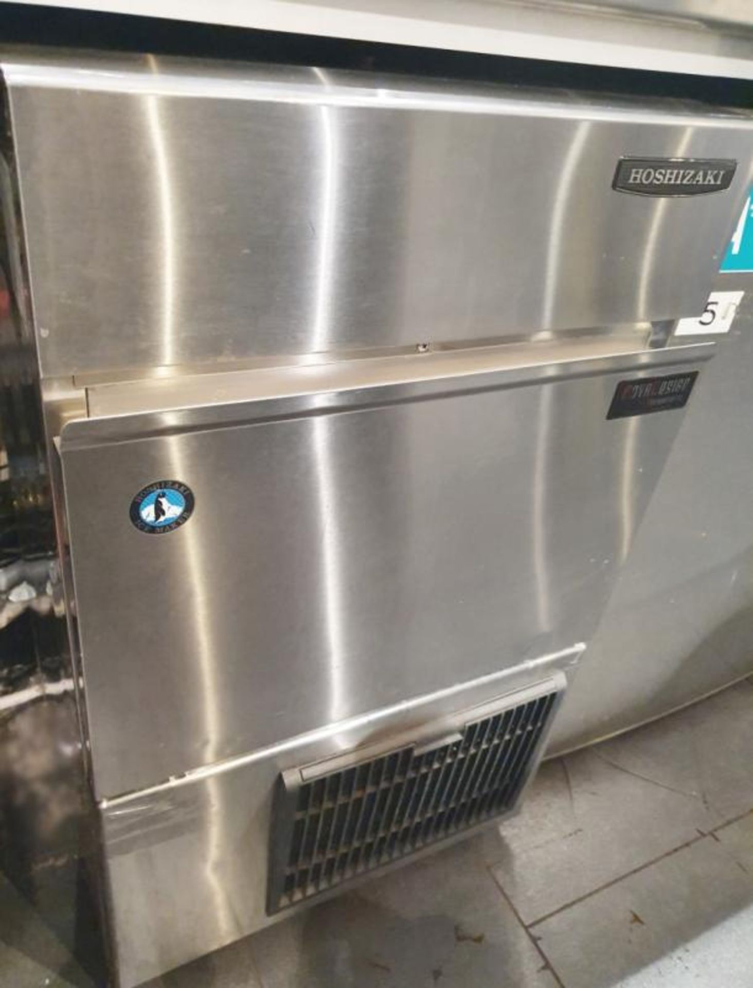 1 x Hoshizaki Ice Maker - Model IM-45LE - Self Contained Ice Cube Maker With Stainless Steel Finish