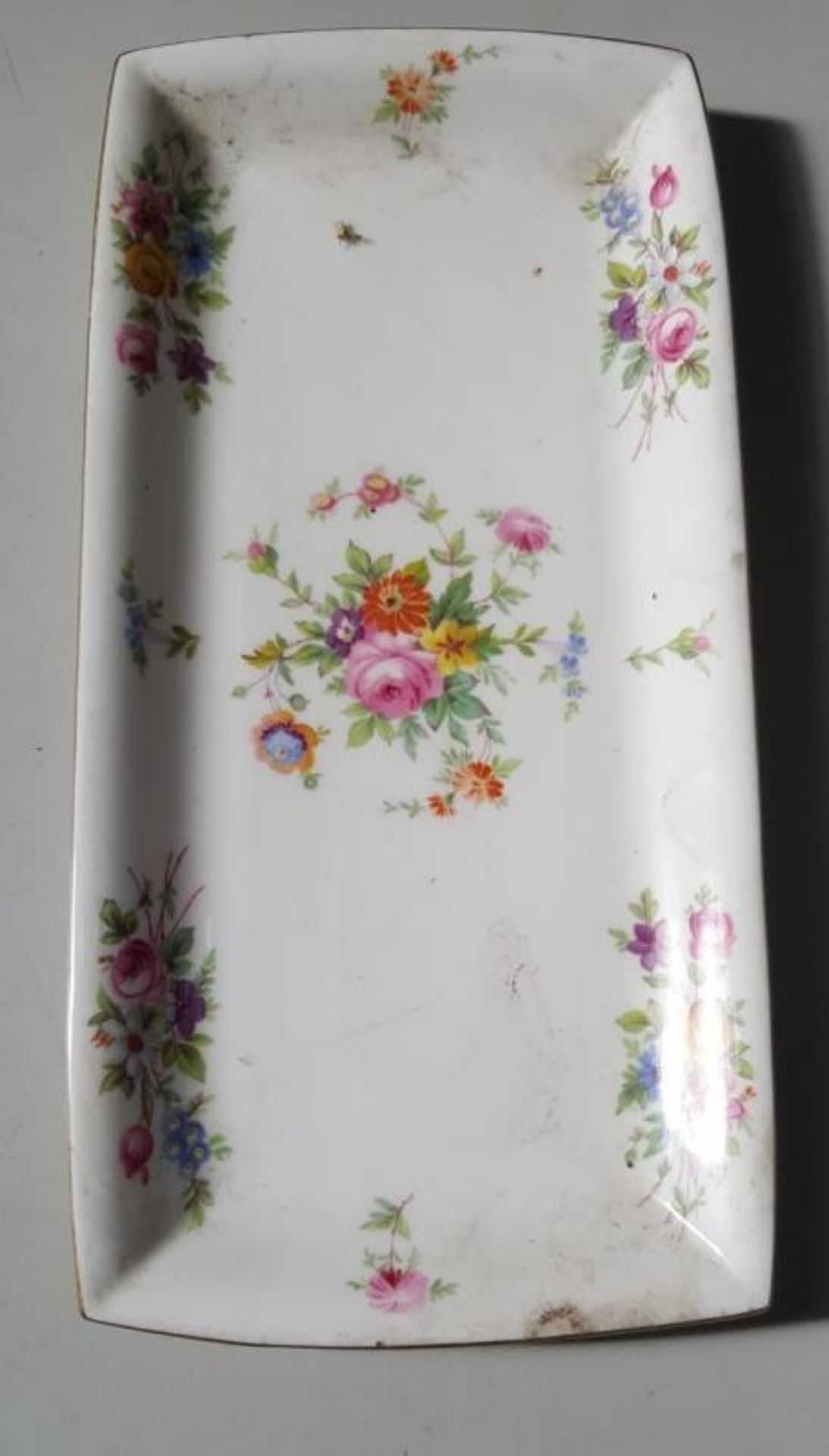 6 x Vintage British Minton Bone China Plates - Ref CQ372/CQ381/CQ385 E - CL334 - Dimensions:CQ385( L - Image 3 of 7