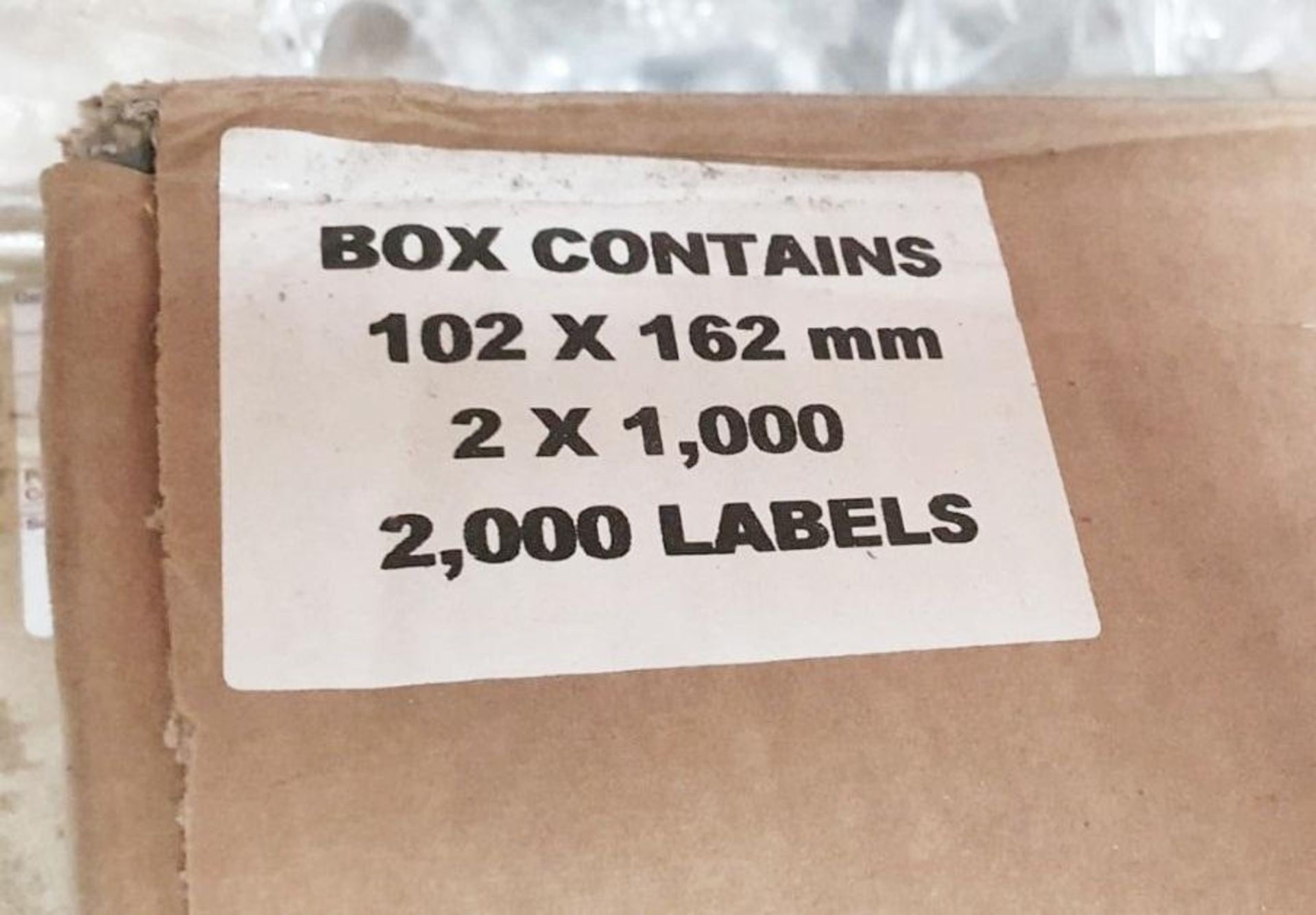 4 x Slim Boxes Of 102x162mm Put Away Control Labels - Approx 8,000 Labels In Total - Unused Boxed St - Bild 3 aus 3