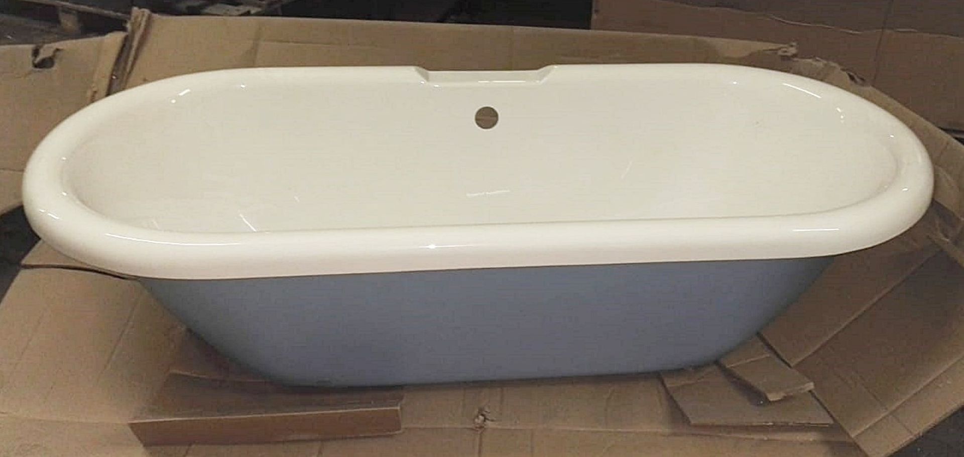 1 x OTTOWA Roll Top Freestanding Acrylic Bath - Dimensions: 170 x 79 x H48cm - Unused Stock - Ref: M - Bild 5 aus 6