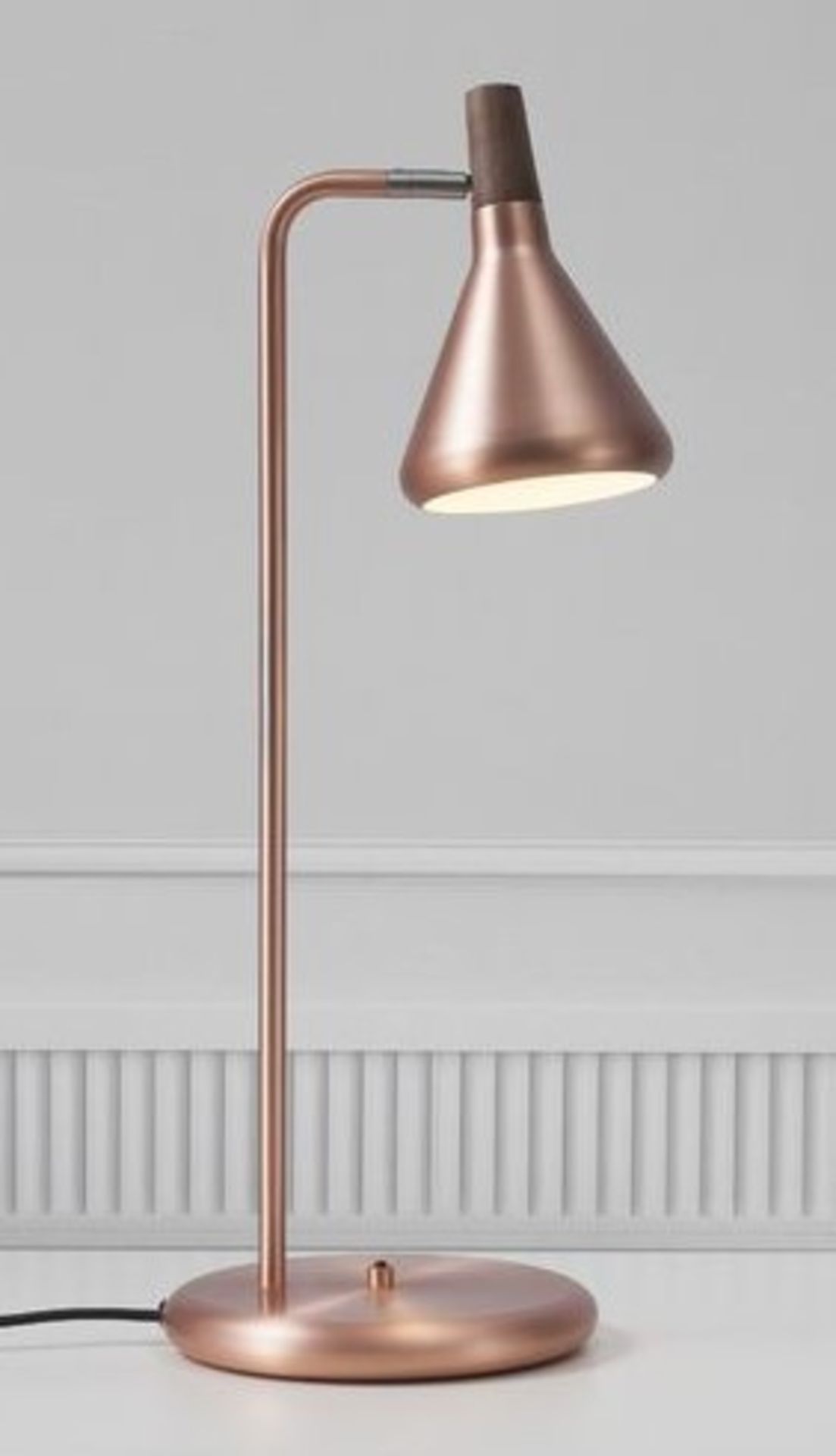 1 x Nordlux Float GU10 Table Lamp in Copper - Height 62 cm